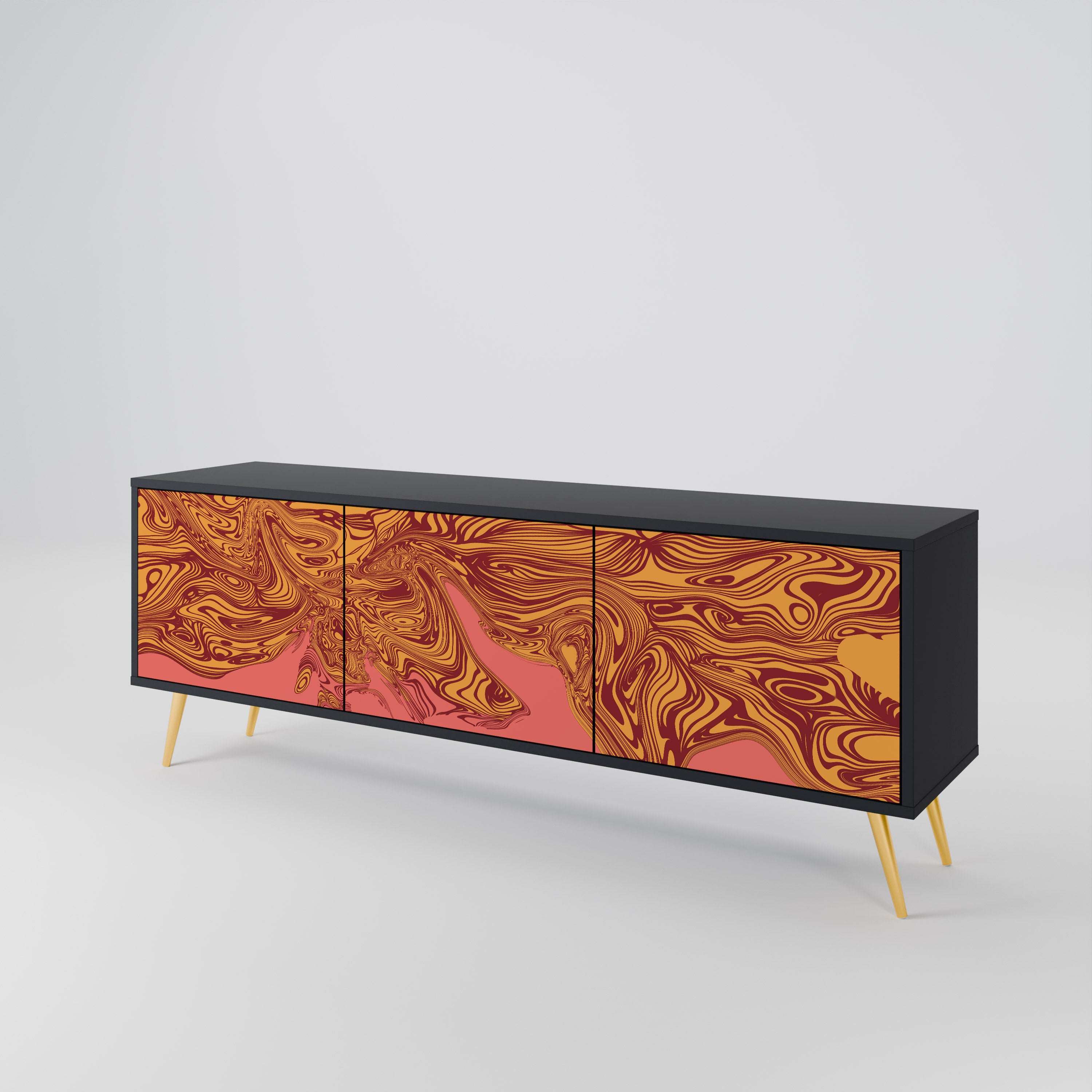 FLOATING THOUGHTS Mueble de TV de 3 Puertas
