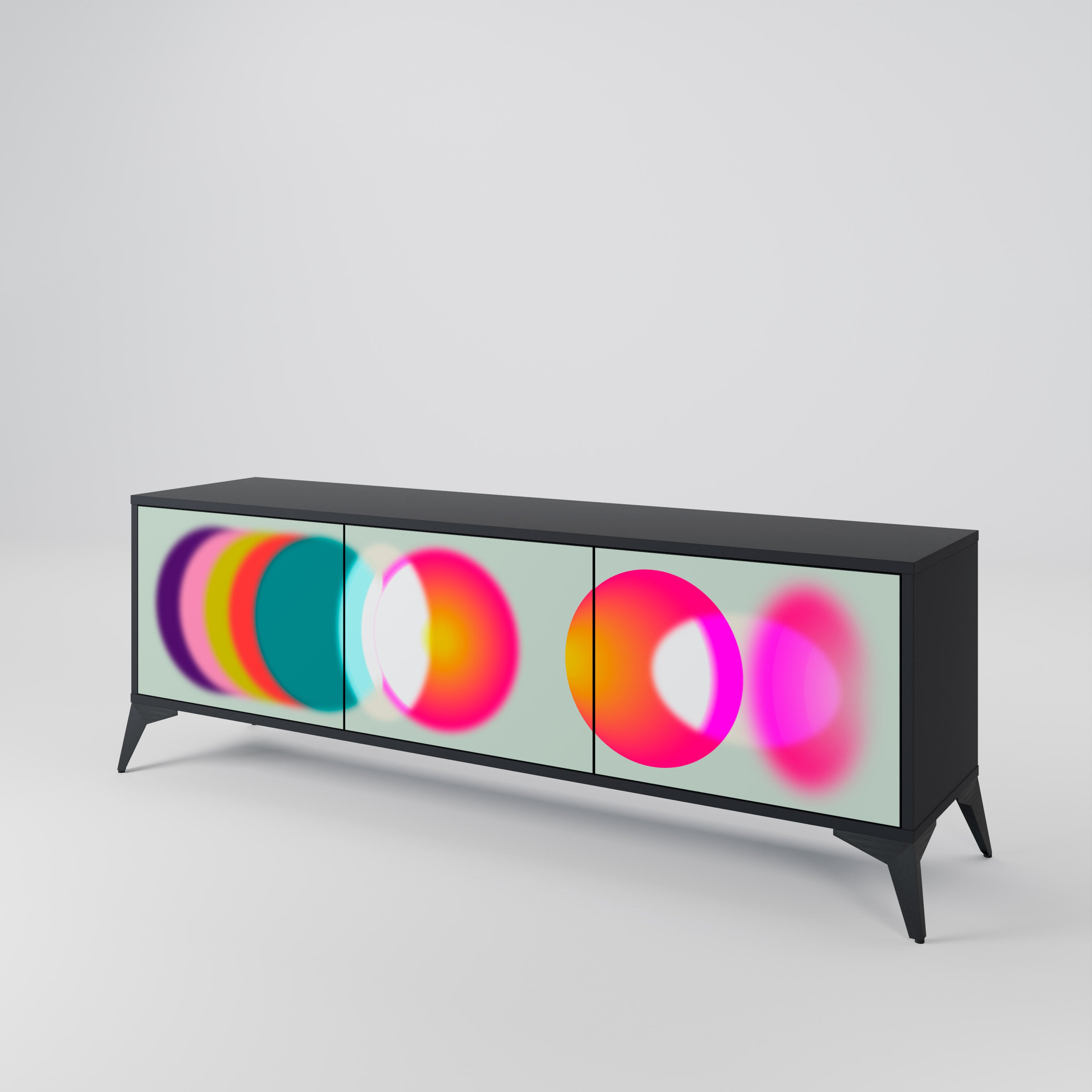 SYMPHONY OF COLORS Mueble de TV de 3 Puertas