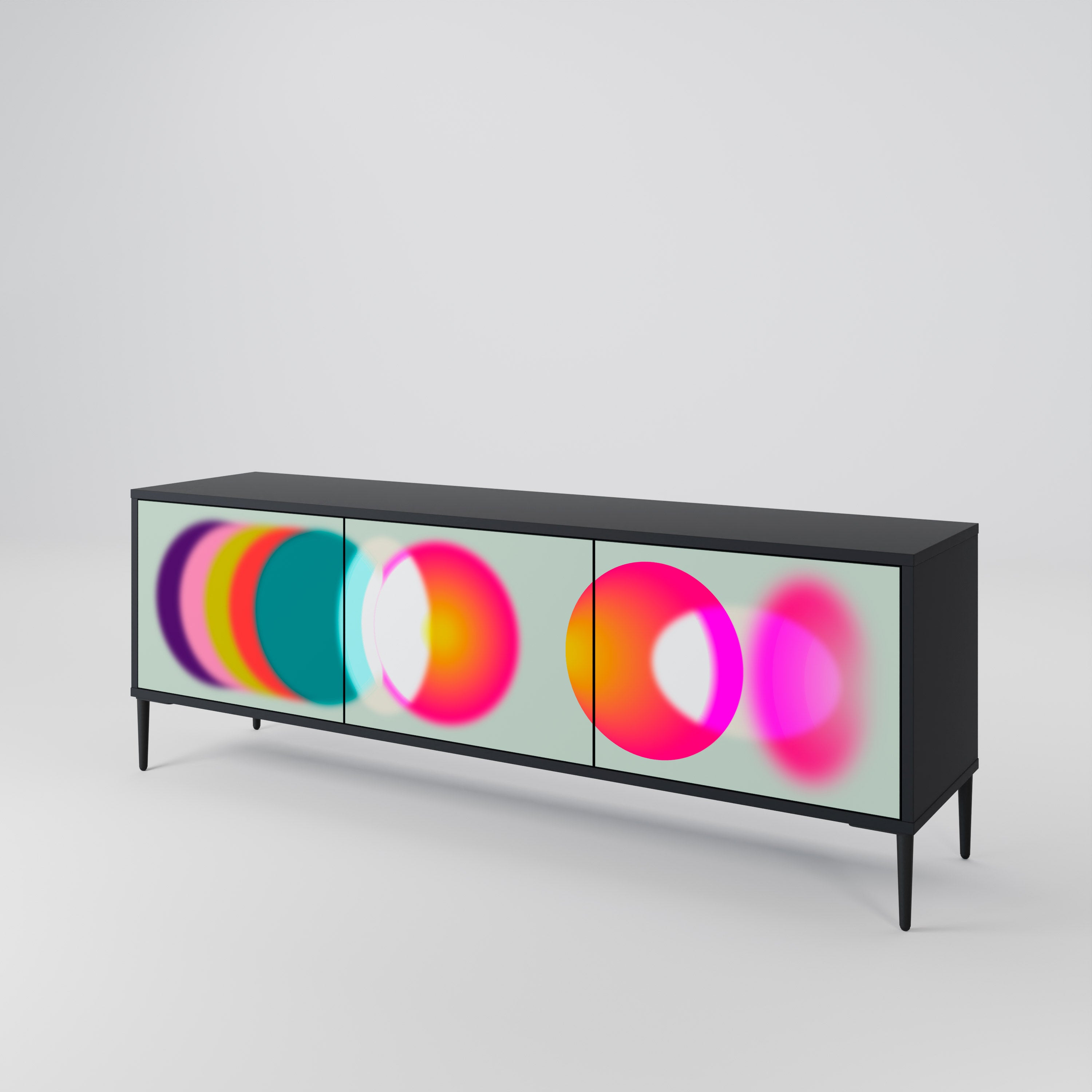 SYMPHONY OF COLORS Mueble de TV de 3 Puertas
