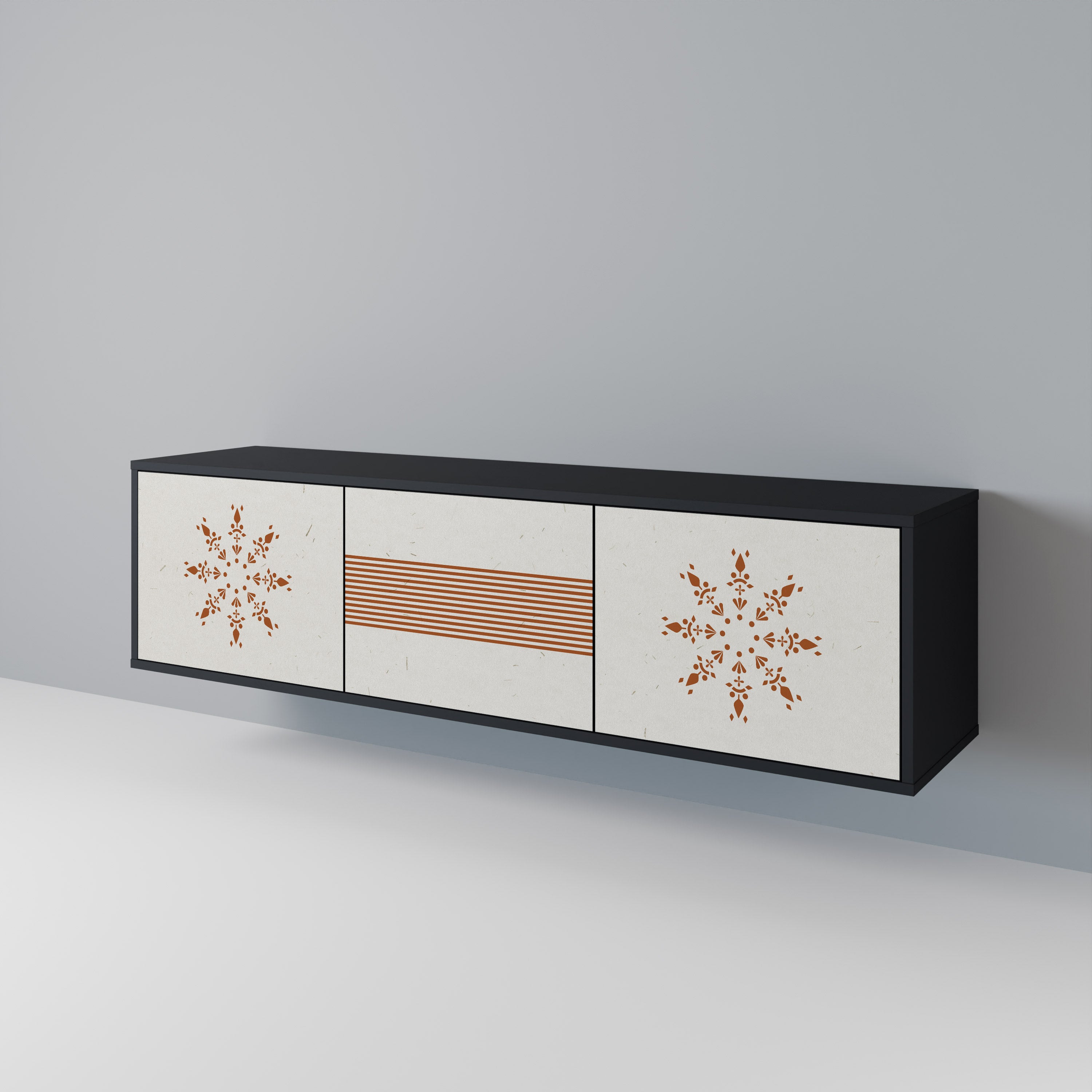 DAILY HARMONY Mueble de TV de 3 Puertas