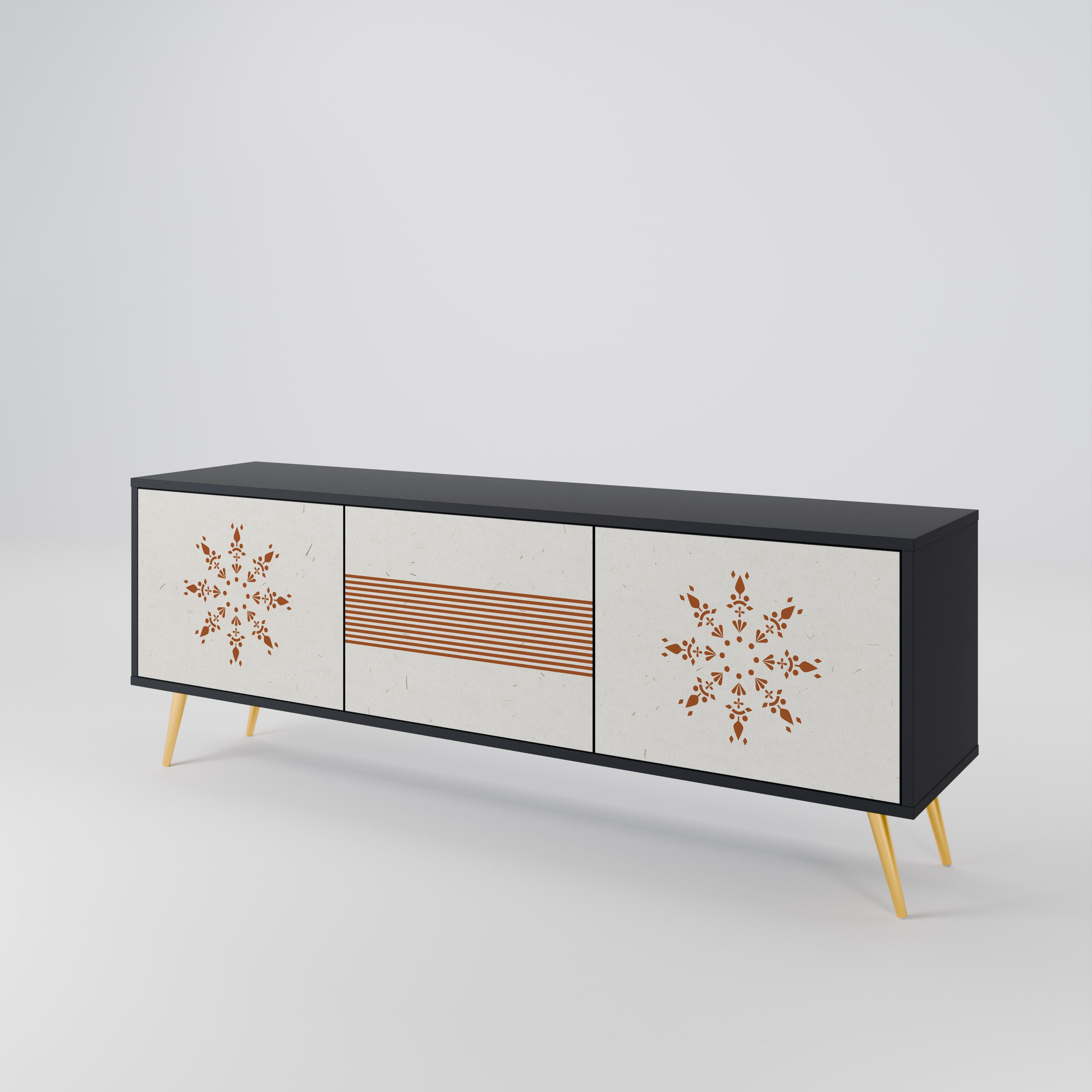 DAILY HARMONY Mueble de TV de 3 Puertas