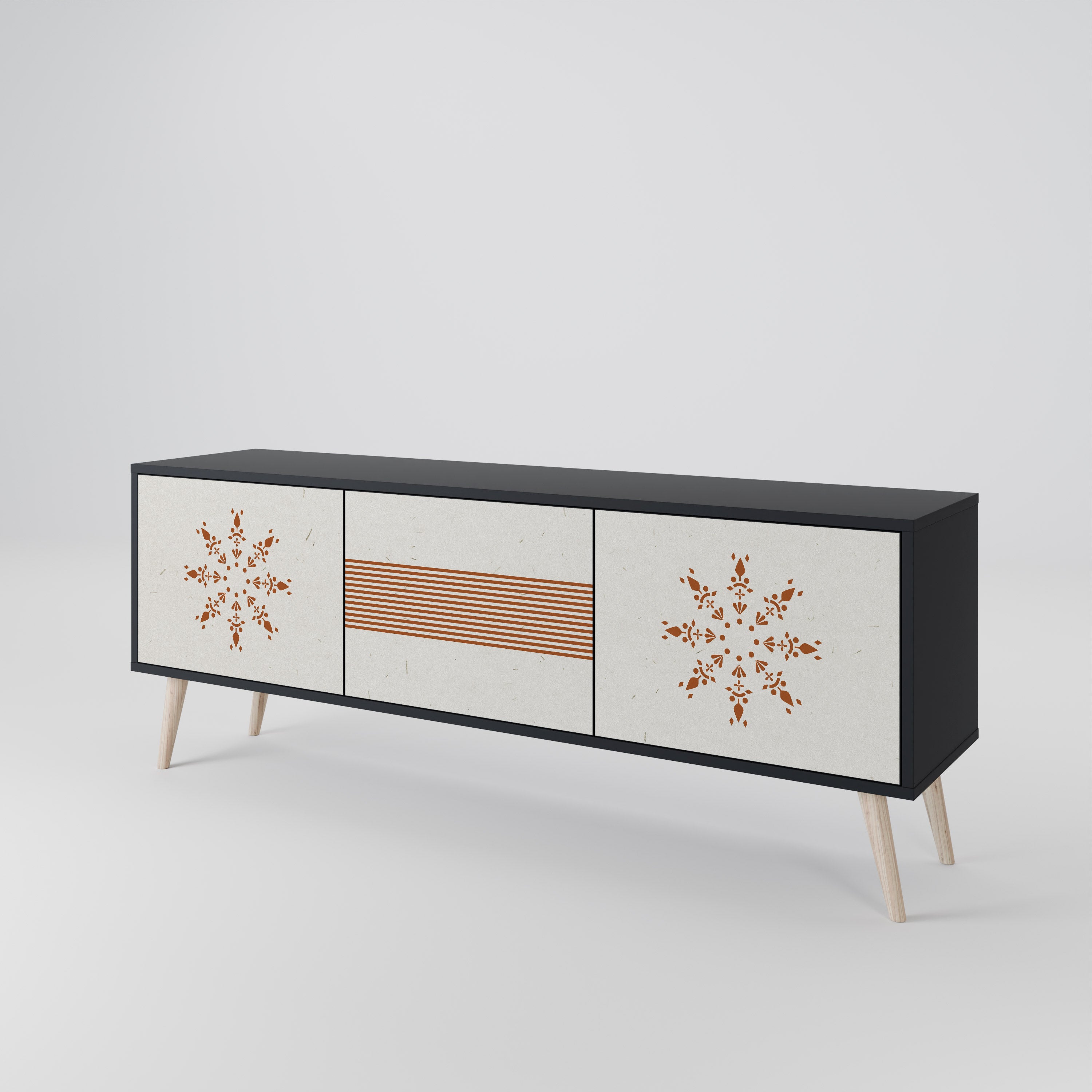 DAILY HARMONY Mueble de TV de 3 Puertas