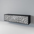 CIRCLE CONCRETE 3-Door TV Cabinet