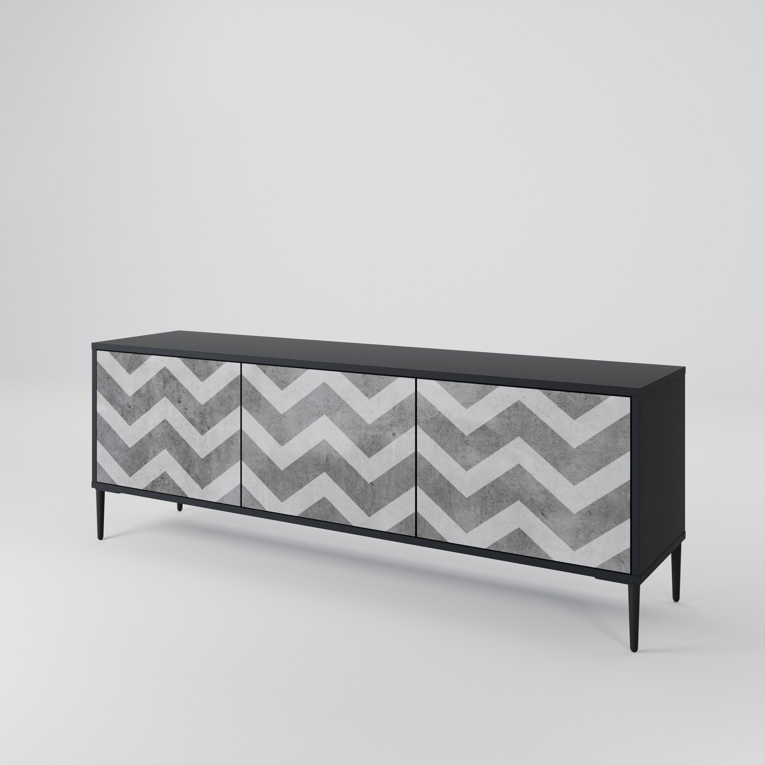 TOUGH ZIG ZAG Mueble de TV de 3 Puertas