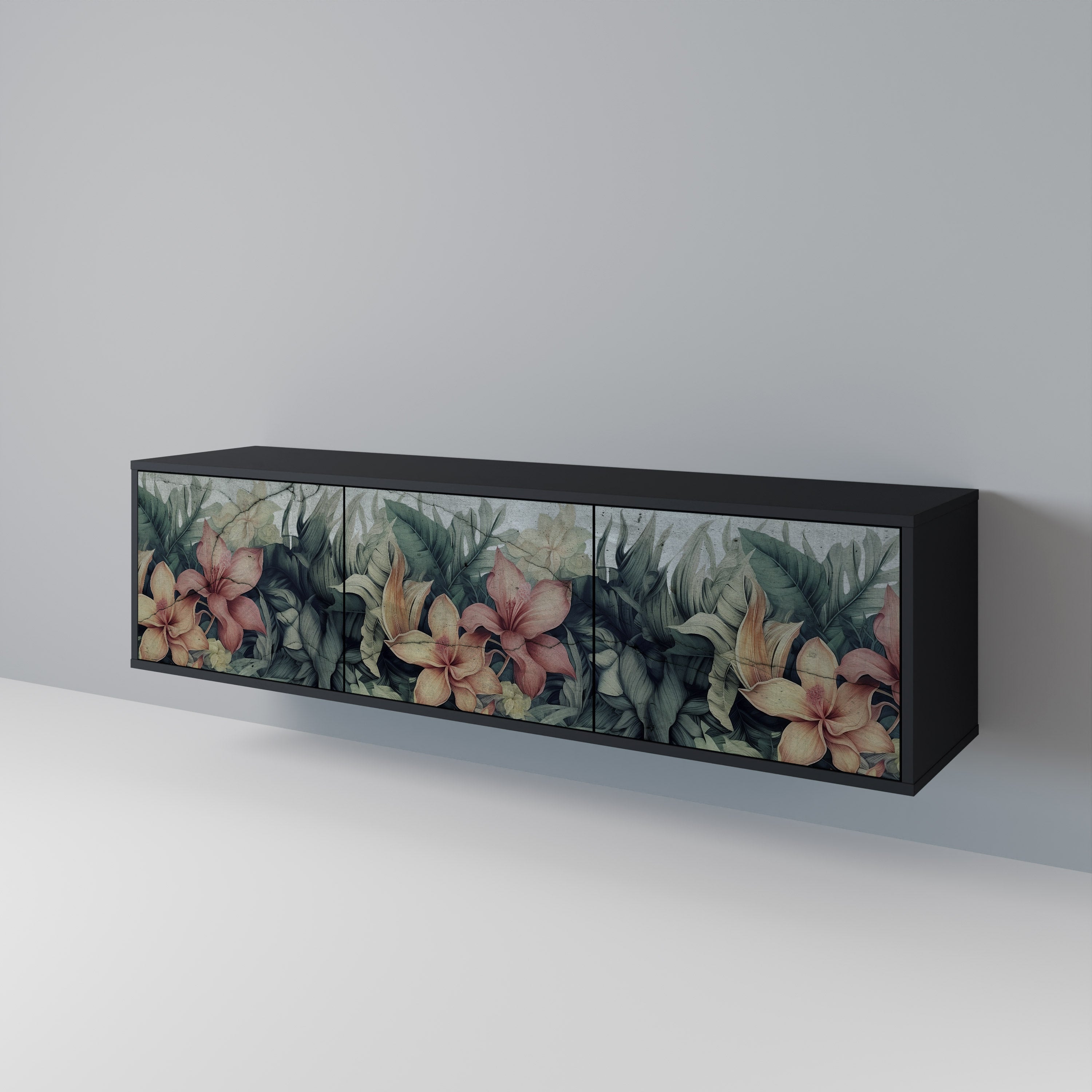 HEAVENLY BLOOM Mueble de TV de 3 Puertas