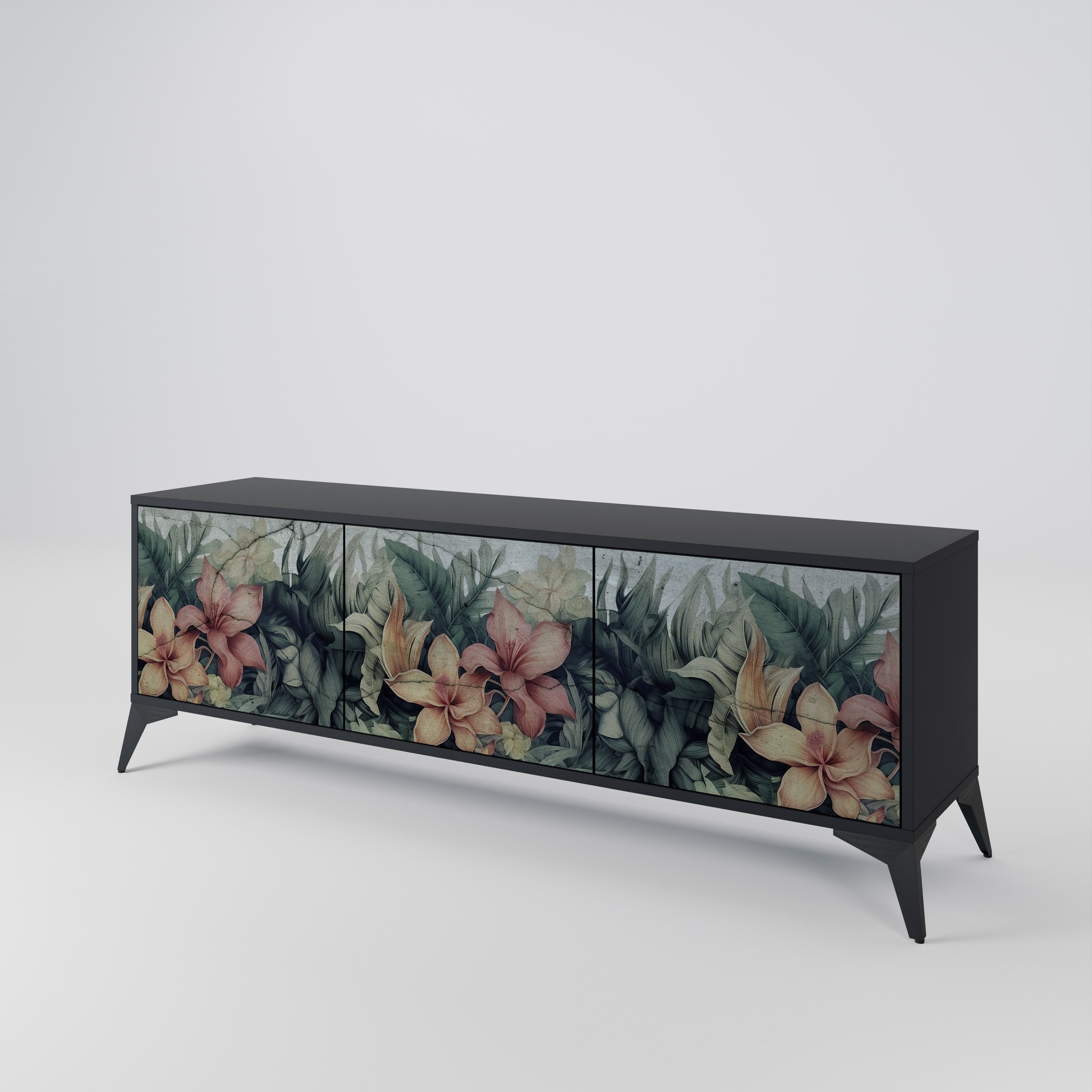 HEAVENLY BLOOM Mueble de TV de 3 Puertas