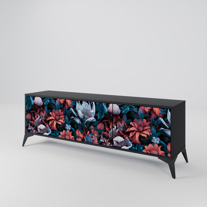 ETHEREAL BLOSSOMS 3-Door TV Cabinet