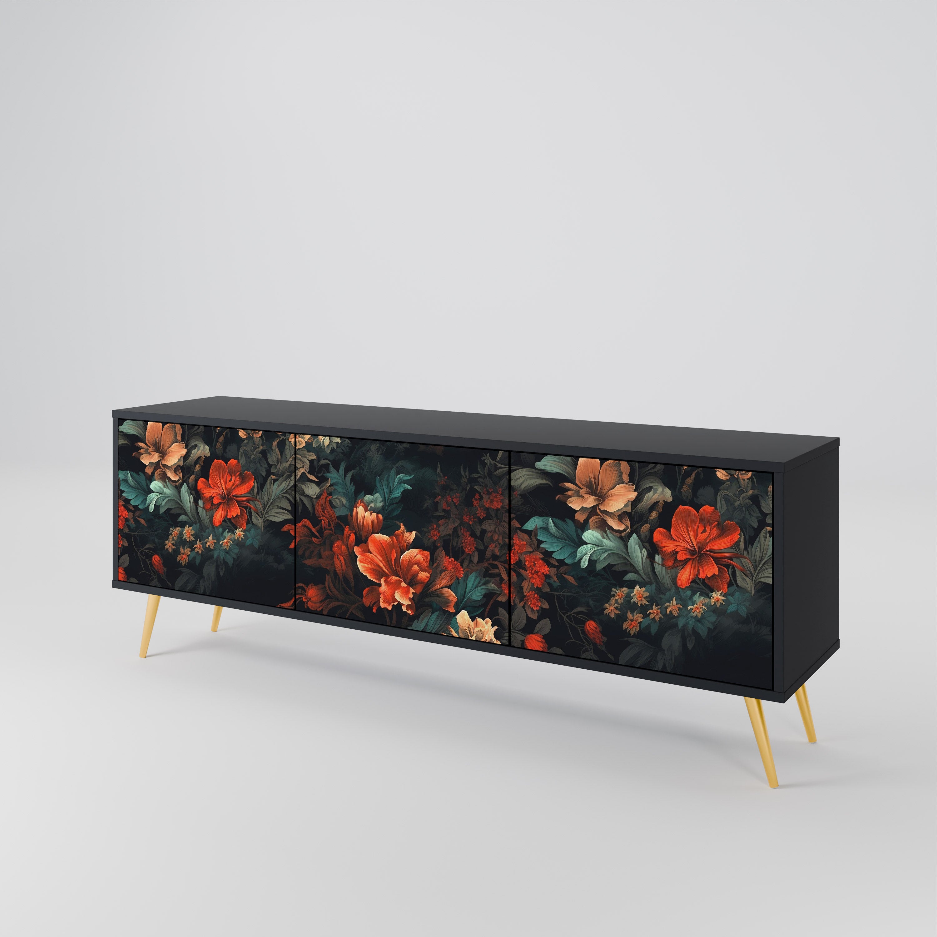 IMAGINARY BLOSSOM Mueble de TV de 3 Puertas