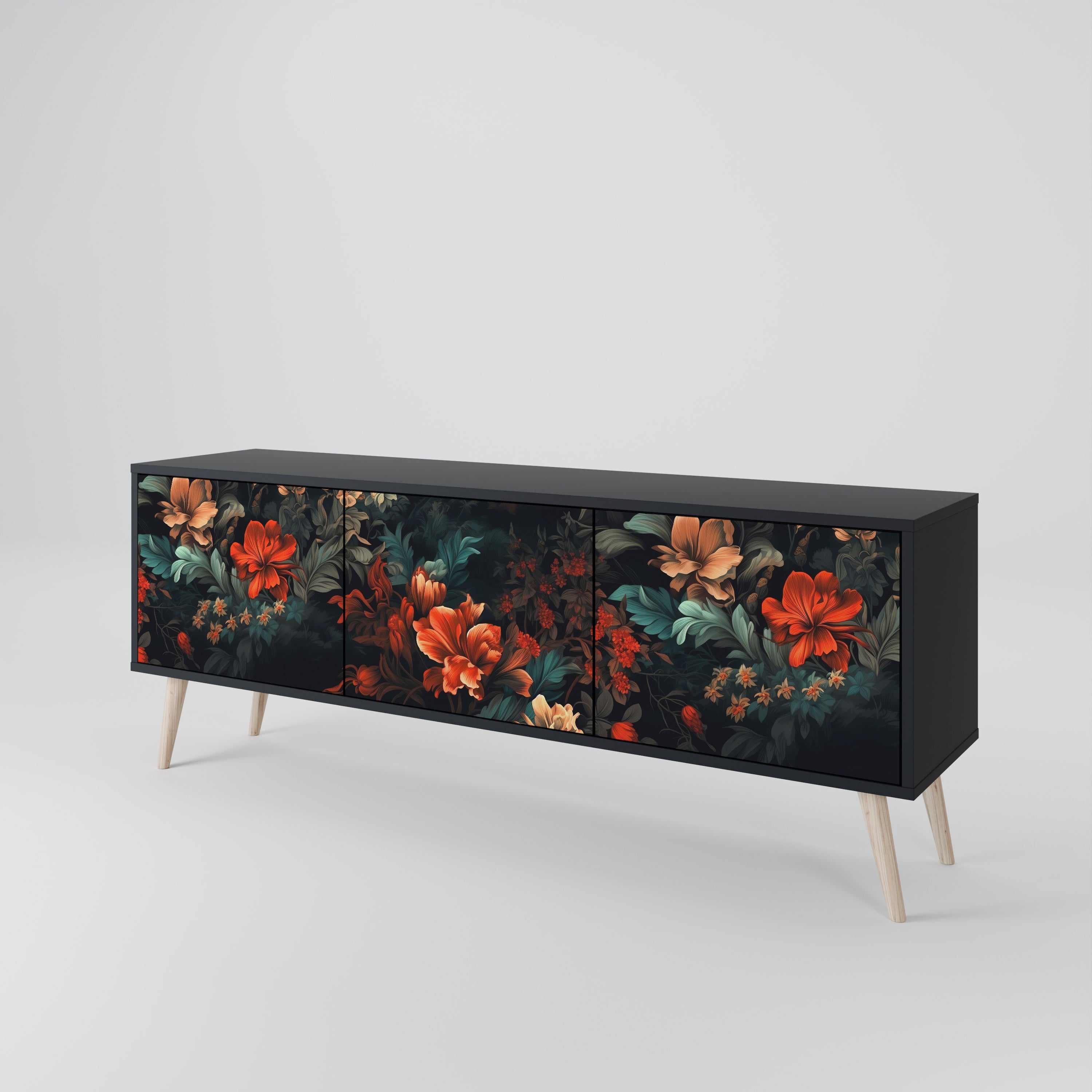 IMAGINARY BLOSSOM Mueble de TV de 3 Puertas