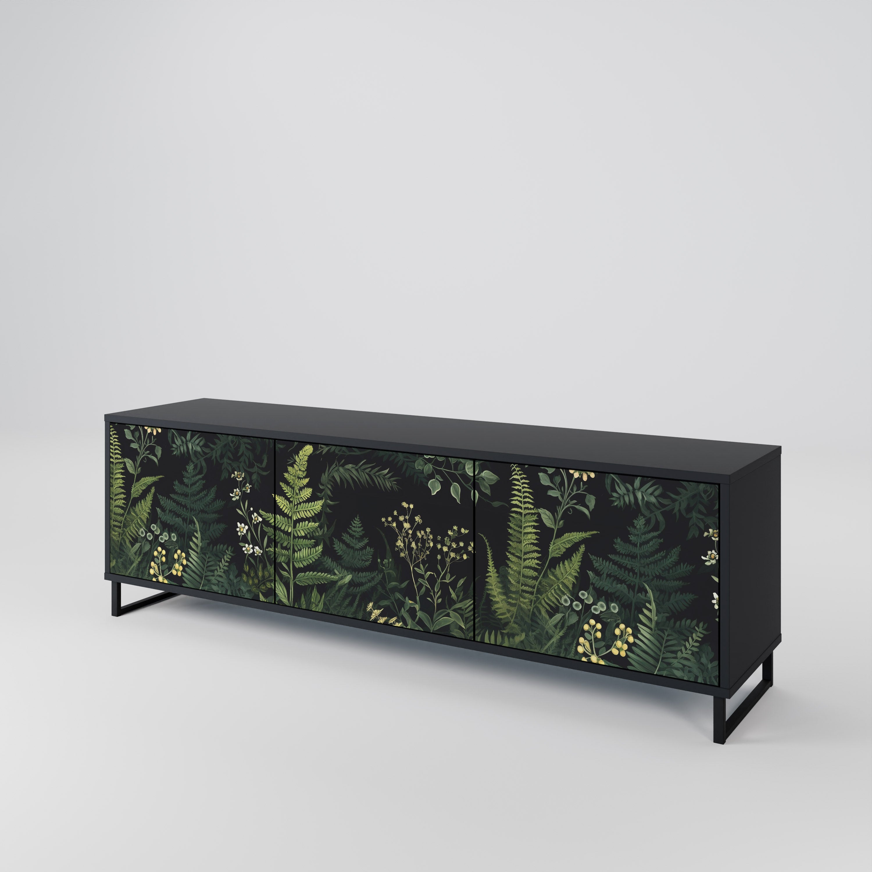 FERN FLOWERS 3-türiges TV-Lowboard