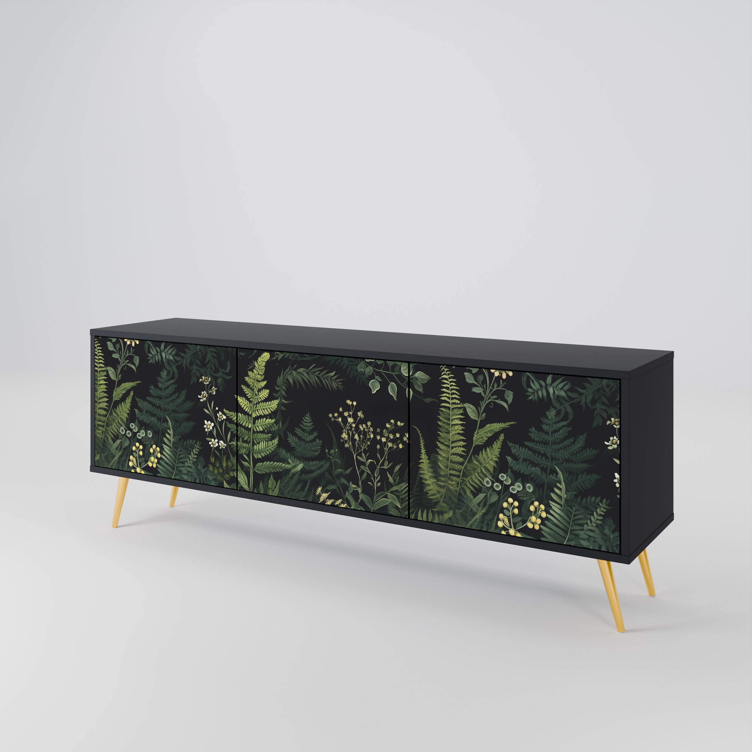 FERN FLOWERS 3-türiges TV-Lowboard