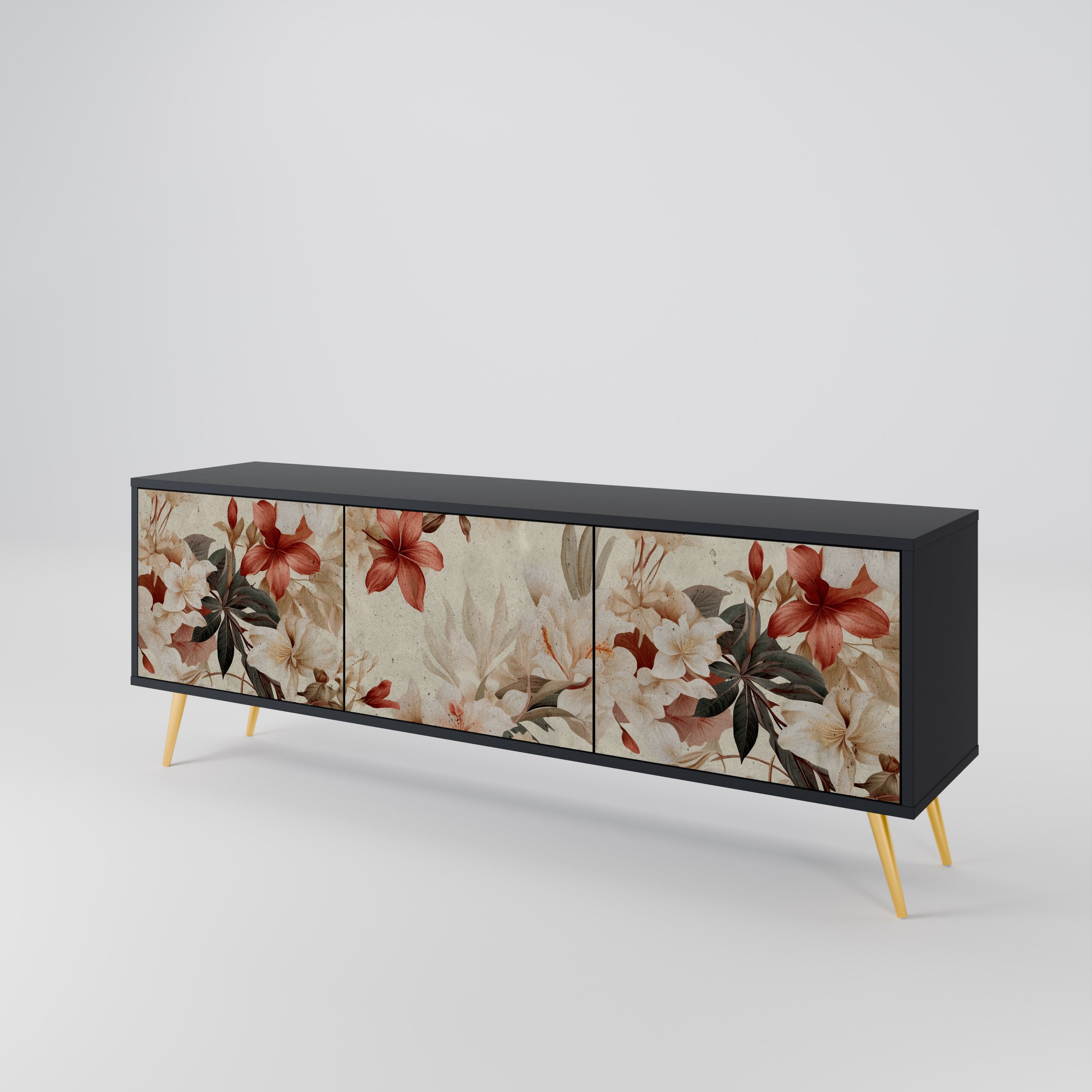 PETAL HARMONY 3-türiges TV-Lowboard