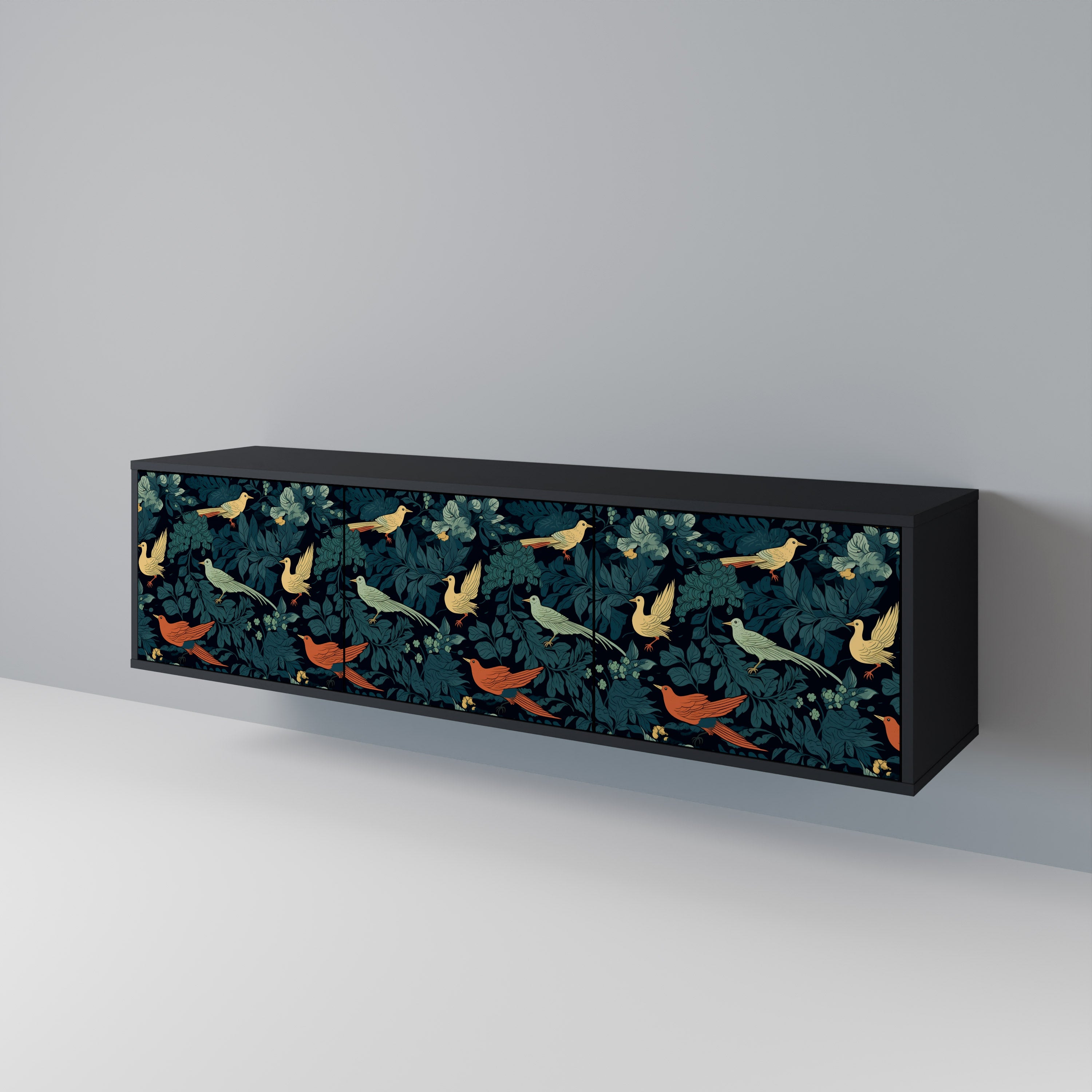 FOWL ORNAMENT 3-türiges TV-Lowboard