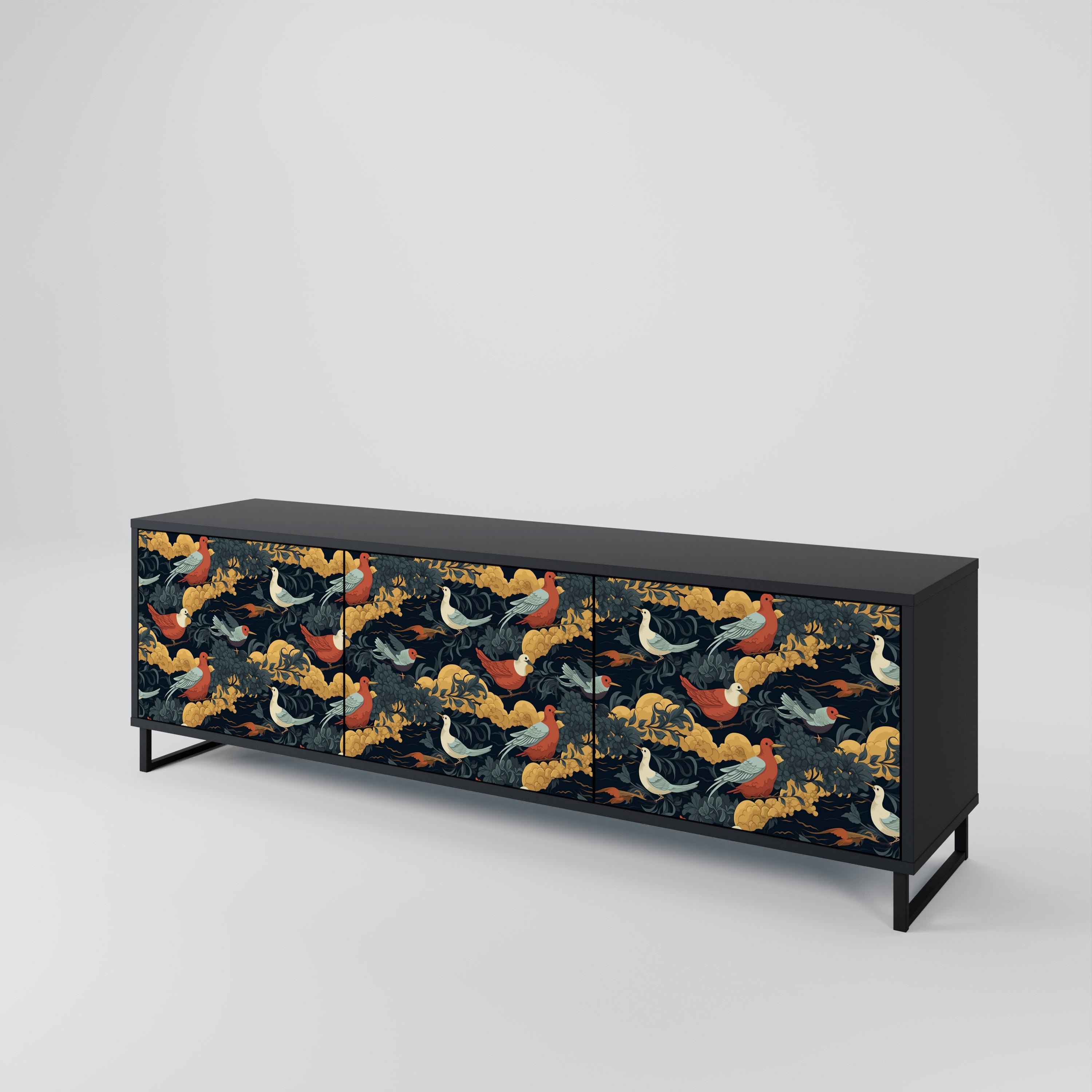 FOWLY DAZE 3-türiges TV-Lowboard