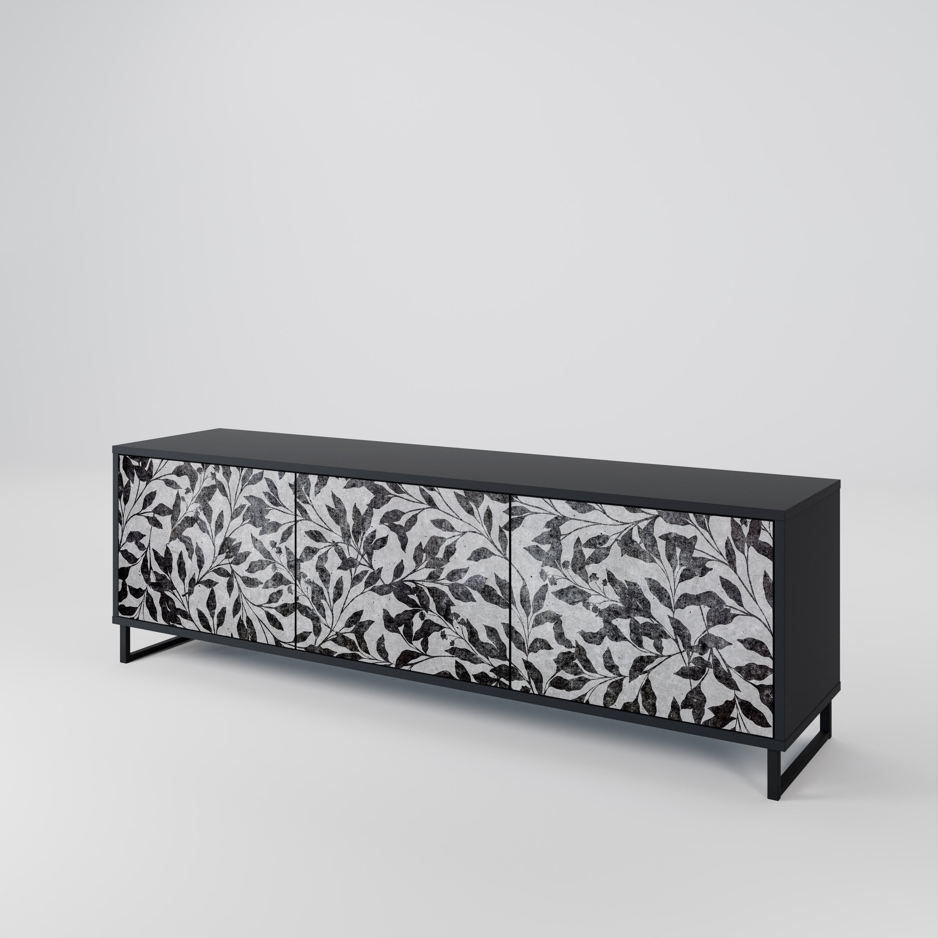 CHARCOAL SPROUT 3-türiges TV-Lowboard