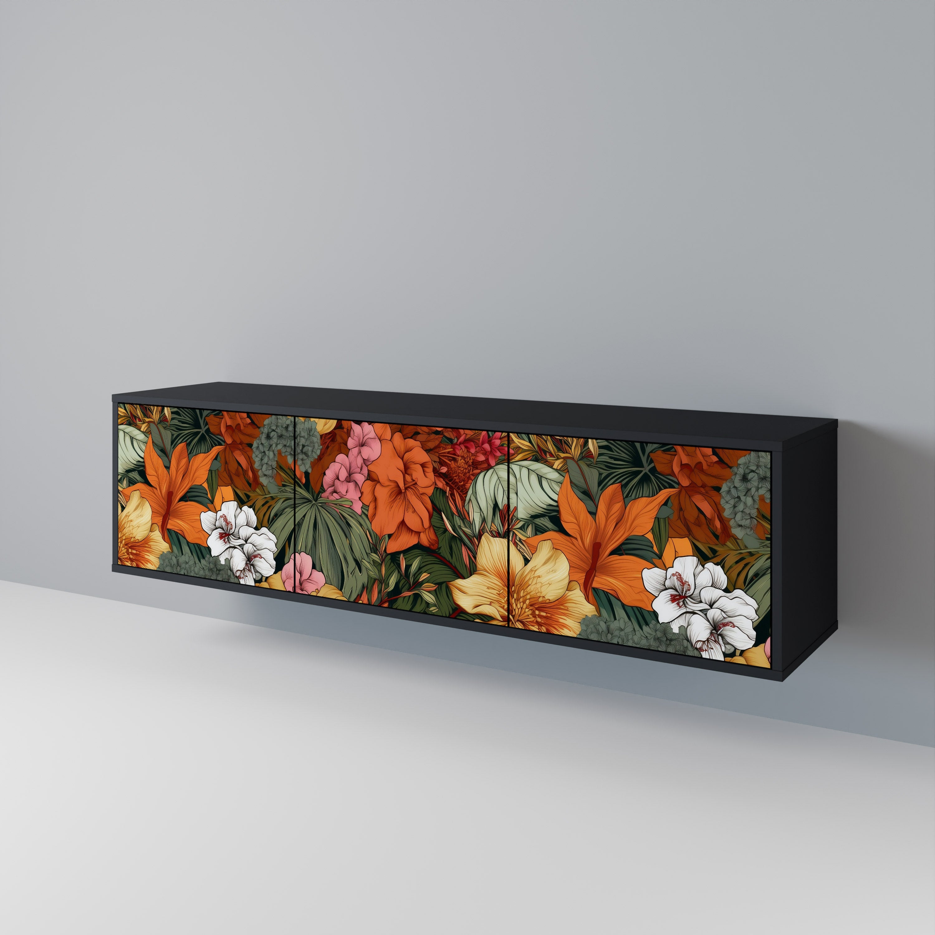 RADIANT FLORA 3-türiges TV-Lowboard