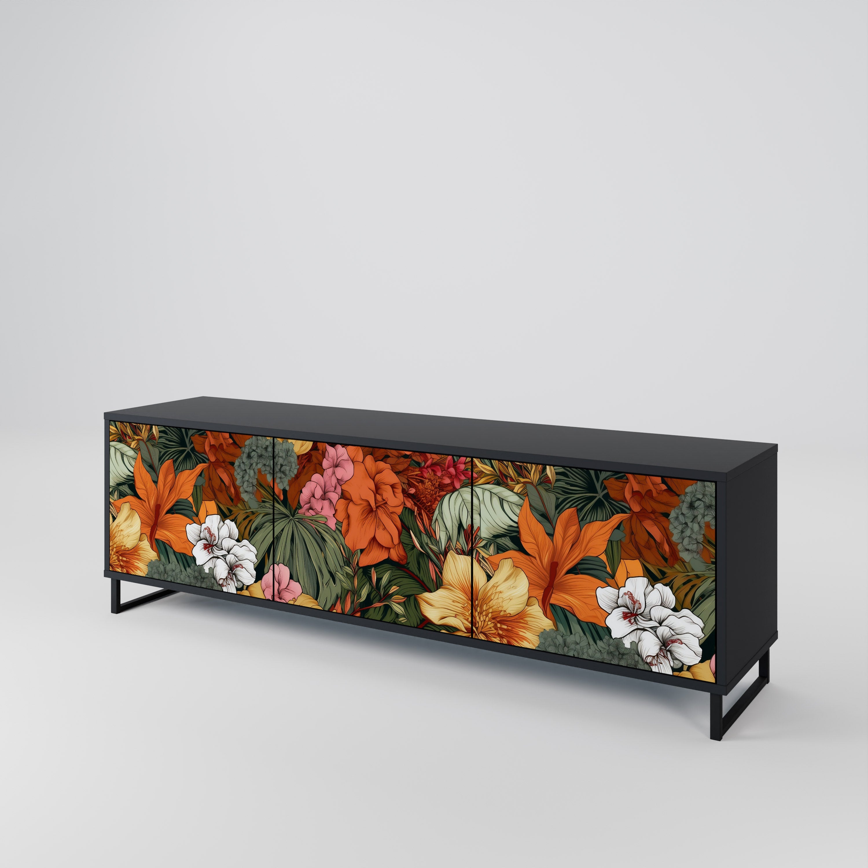 RADIANT FLORA 3-türiges TV-Lowboard