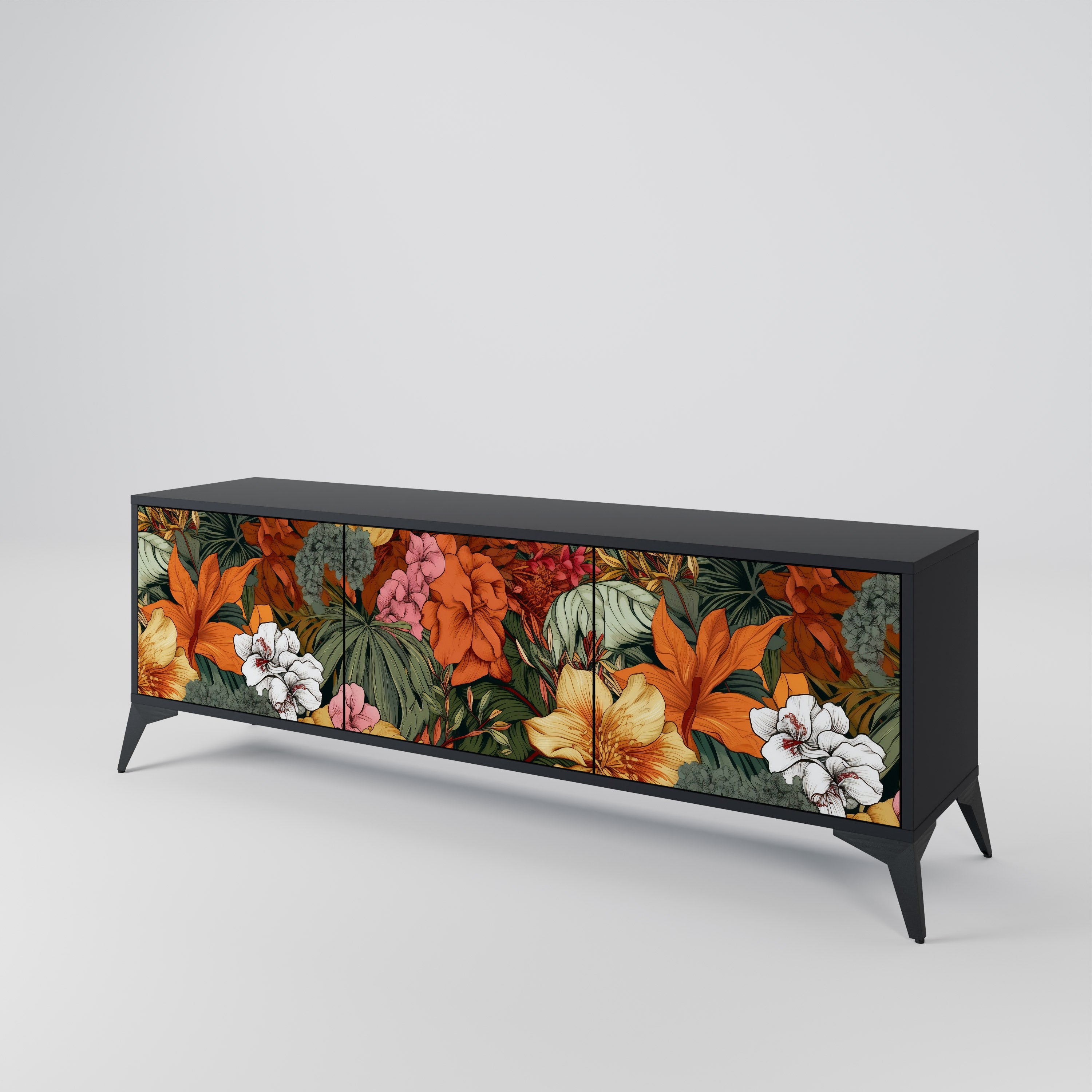 RADIANT FLORA 3-türiges TV-Lowboard