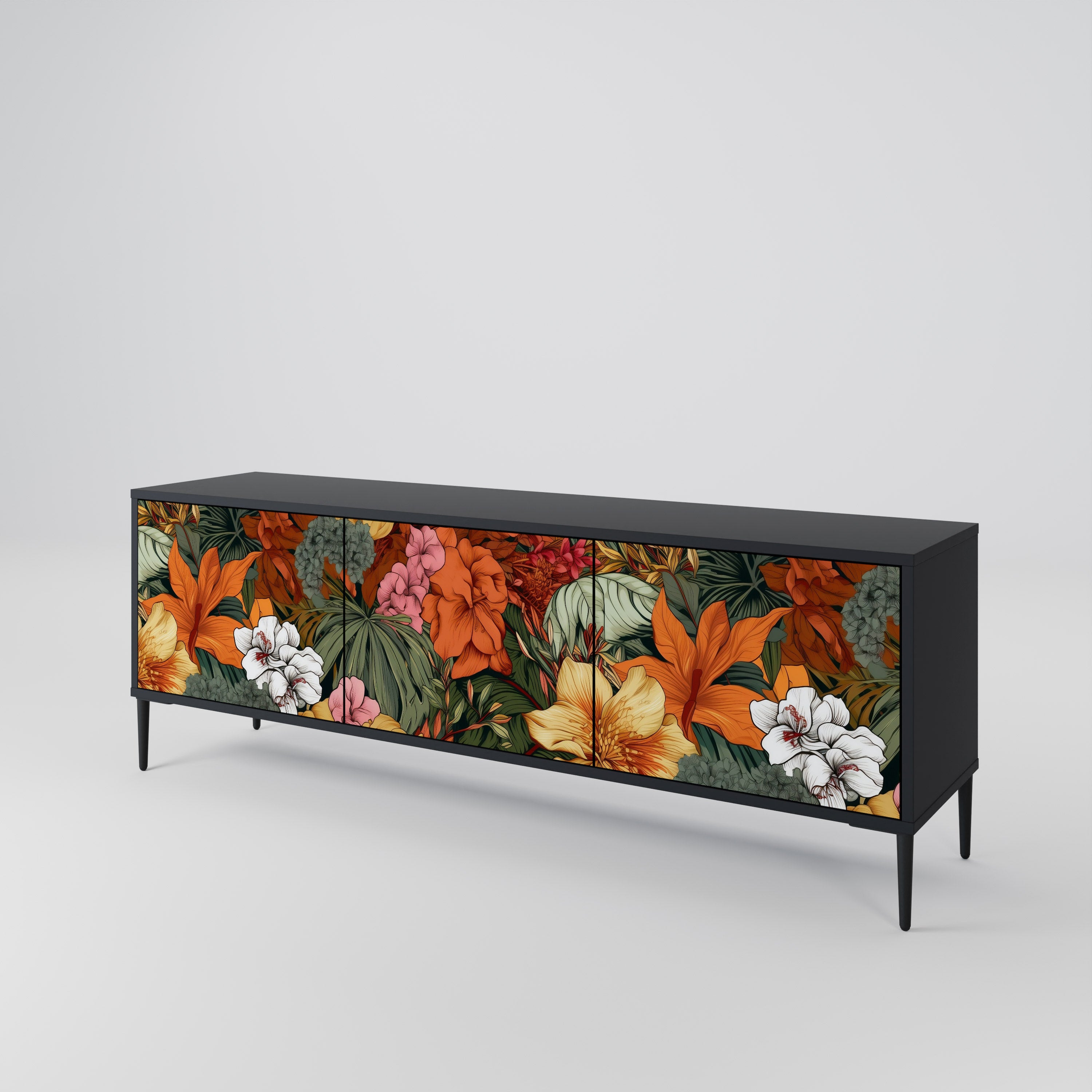 RADIANT FLORA 3-türiges TV-Lowboard