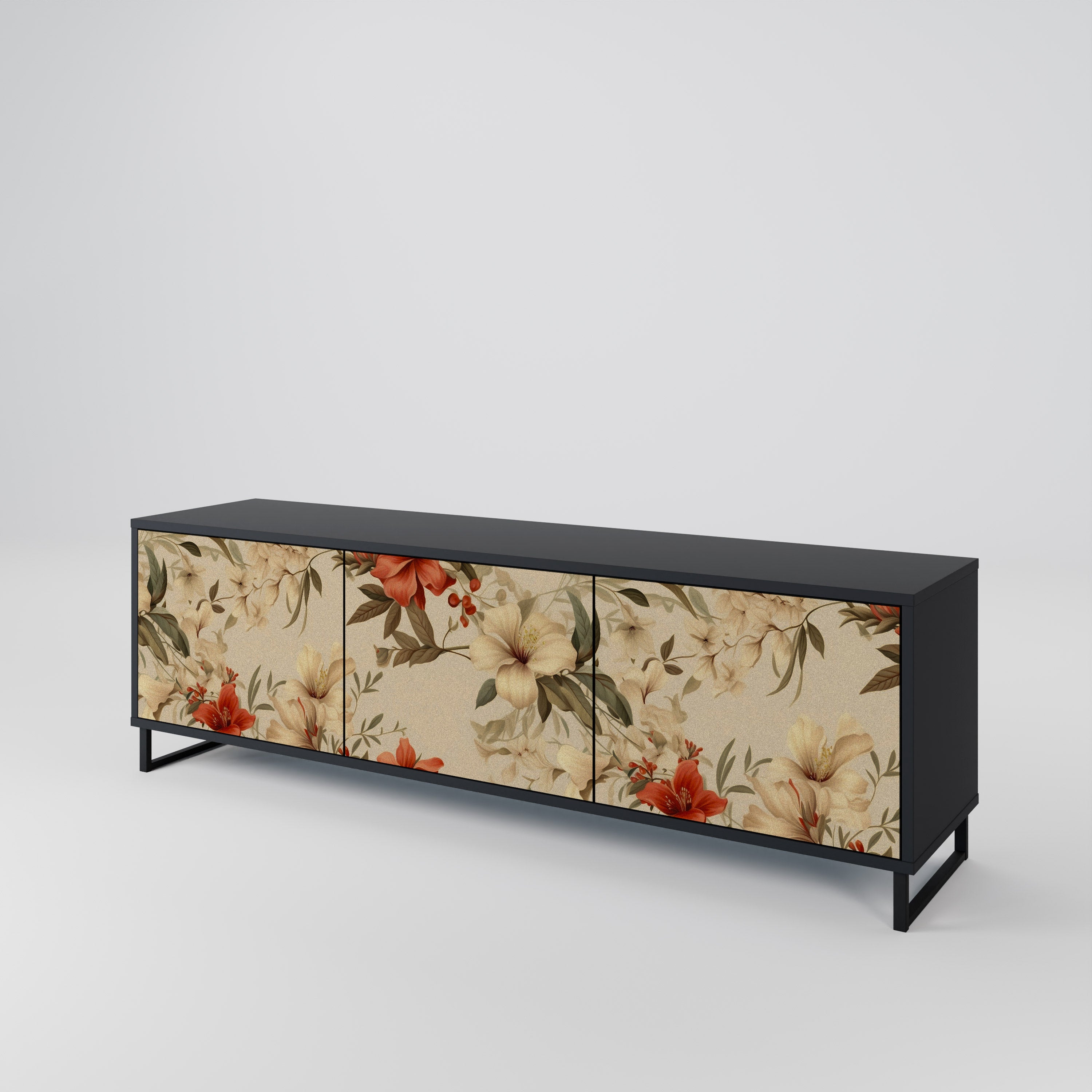 BLOOMING HARMONY 3-türiges TV-Lowboard