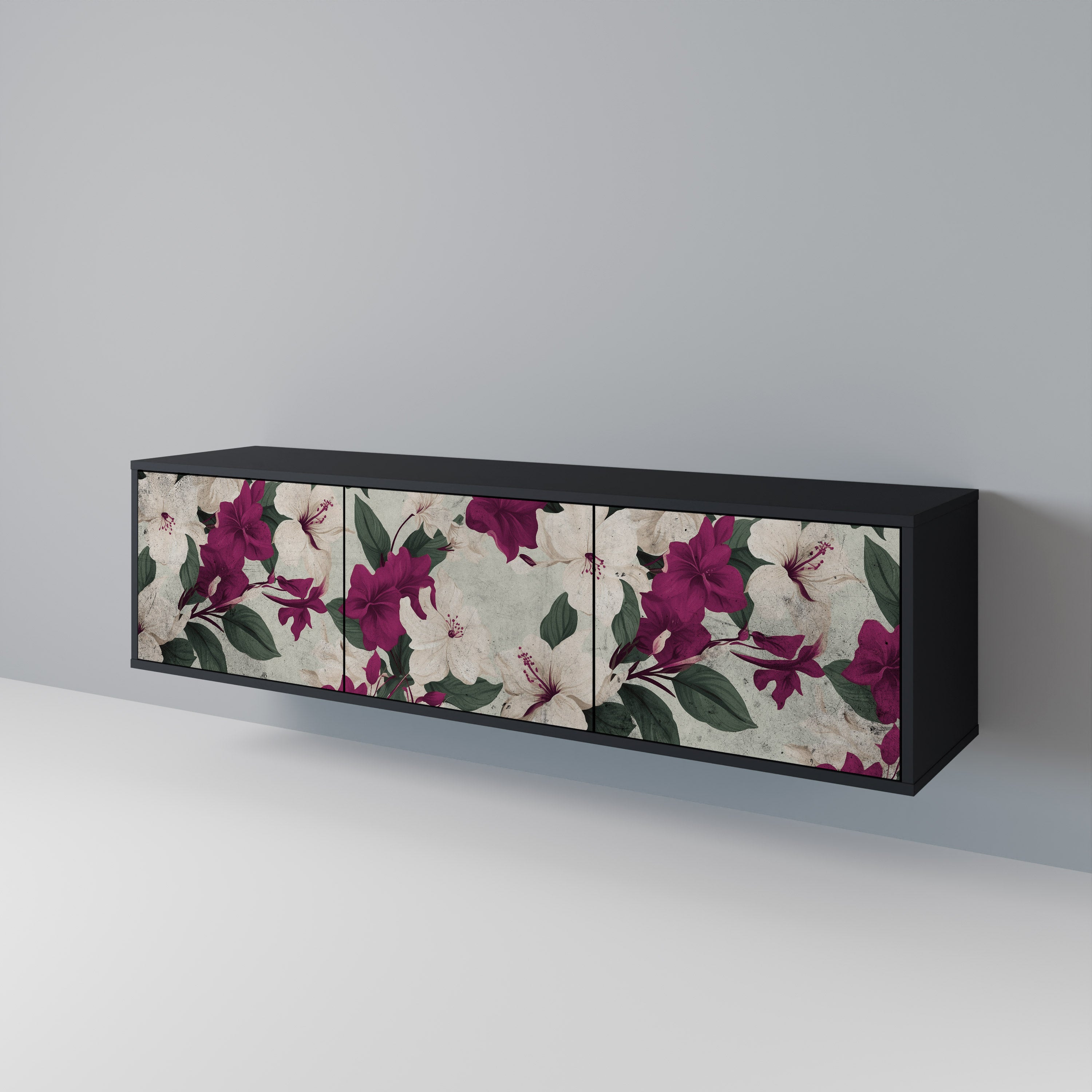 FLOWERET DREAM 3-türiges TV-Lowboard