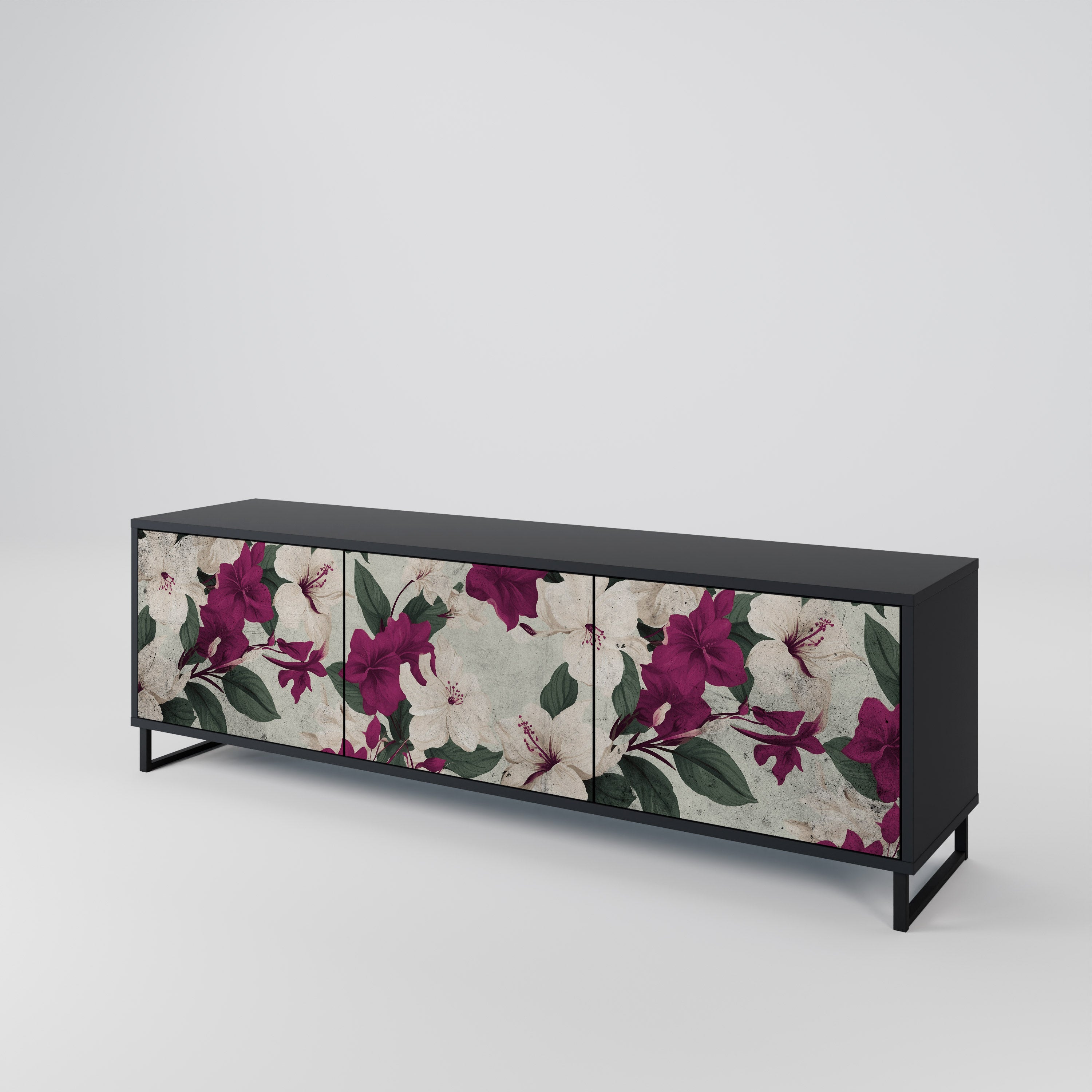 FLOWERET DREAM 3-türiges TV-Lowboard