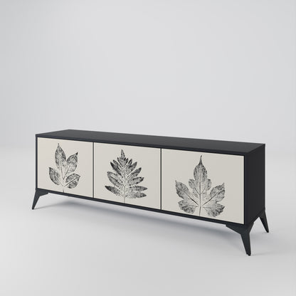 LEAFY STAMPS Mueble de TV de 3 Puertas
