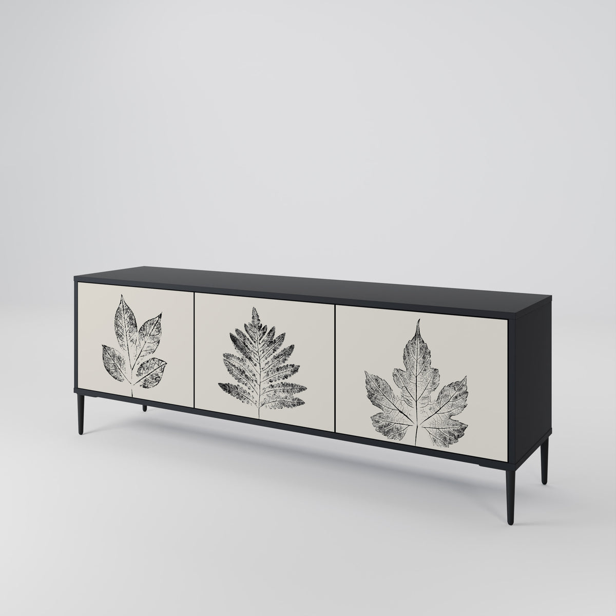 LEAFY STAMPS 3-türiges TV-Lowboard