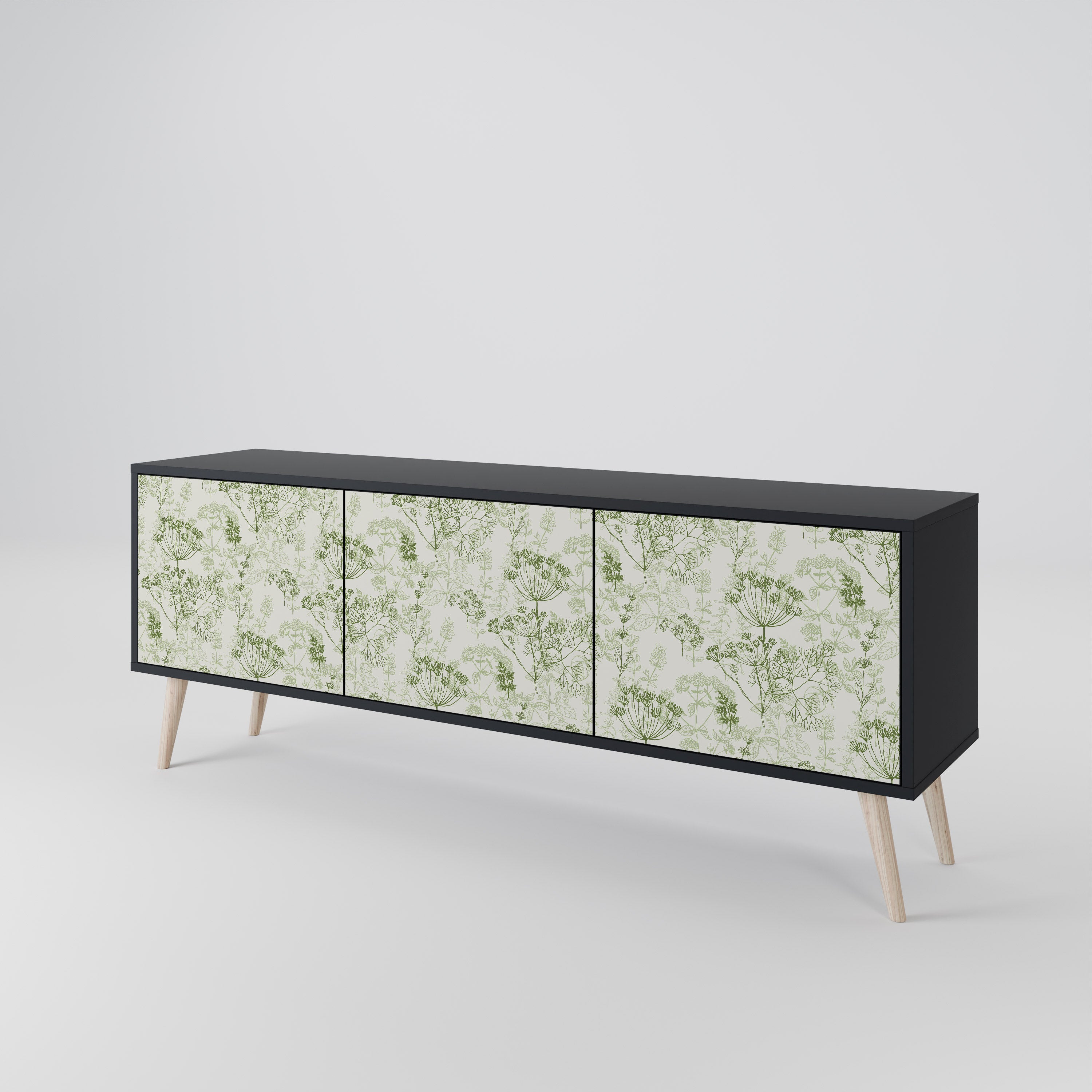 FENNEL BALDACHIN 3-türiges TV-Lowboard
