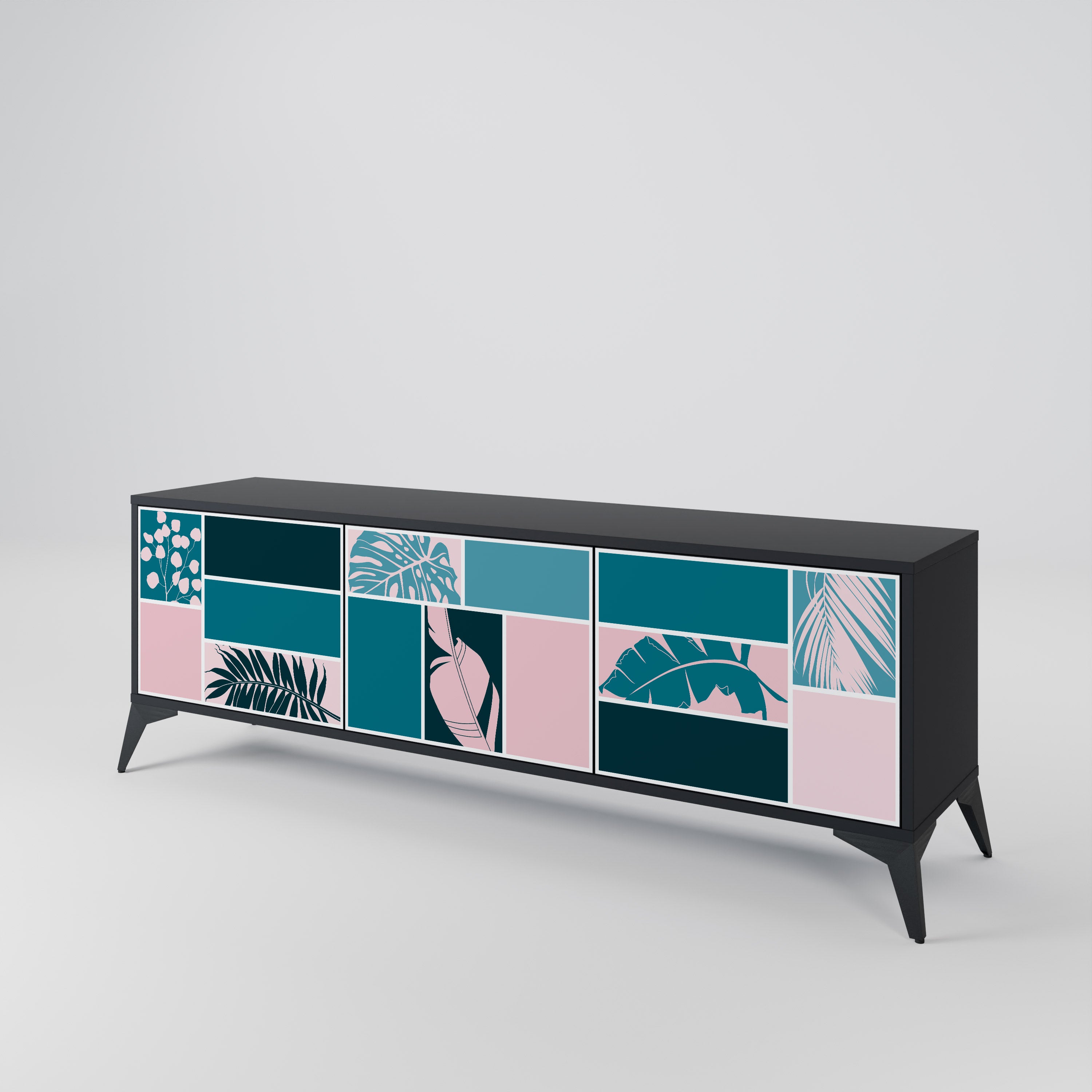 COMBINATION OF SHAPES 3-türiges TV-Lowboard