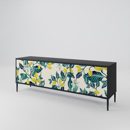 LEMON TREE Mueble de TV de 3 Puertas