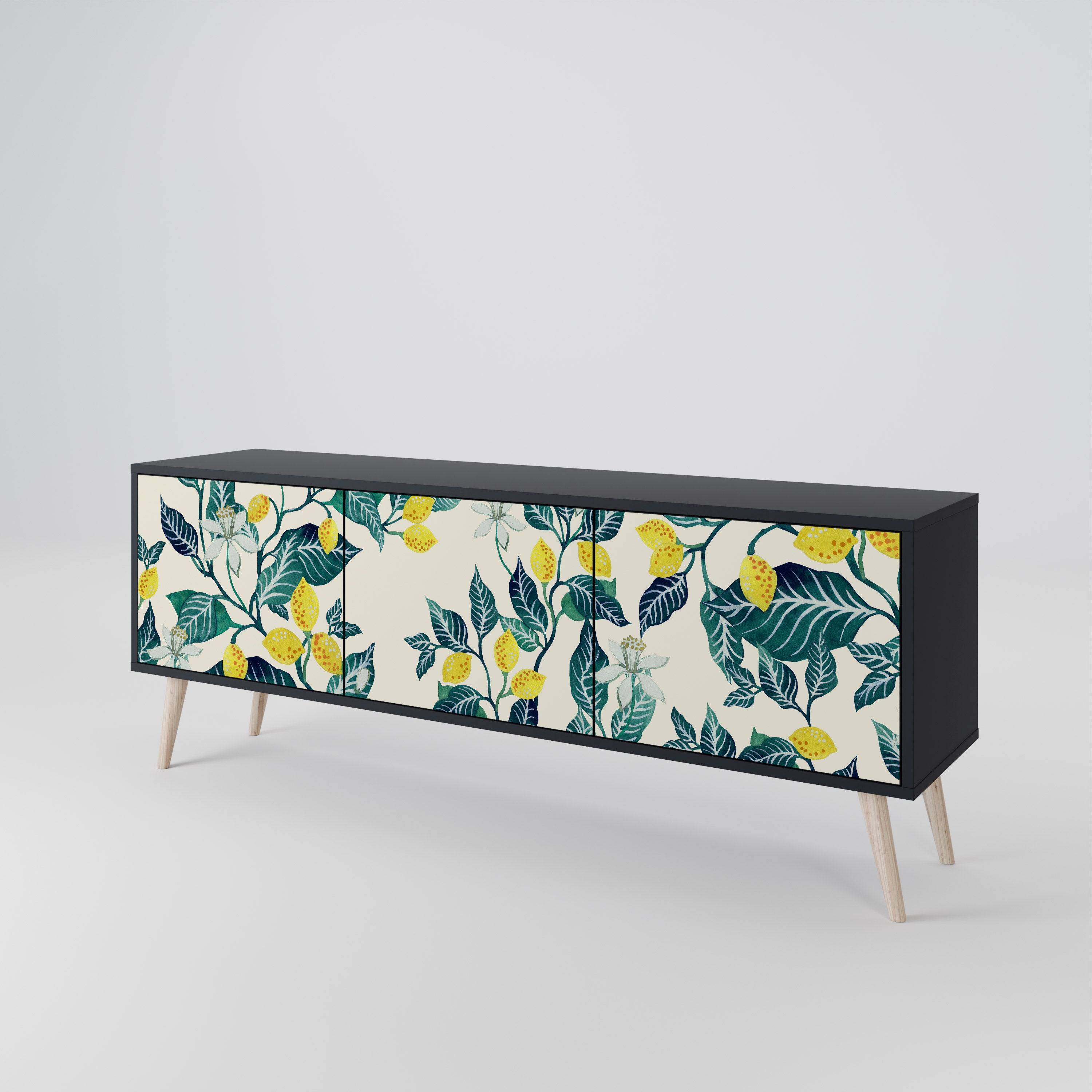LEMON TREE Třídveřový TV stolek