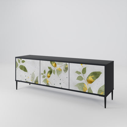 ELEGANT BOTANICS Móvel de TV de 3 Portas
