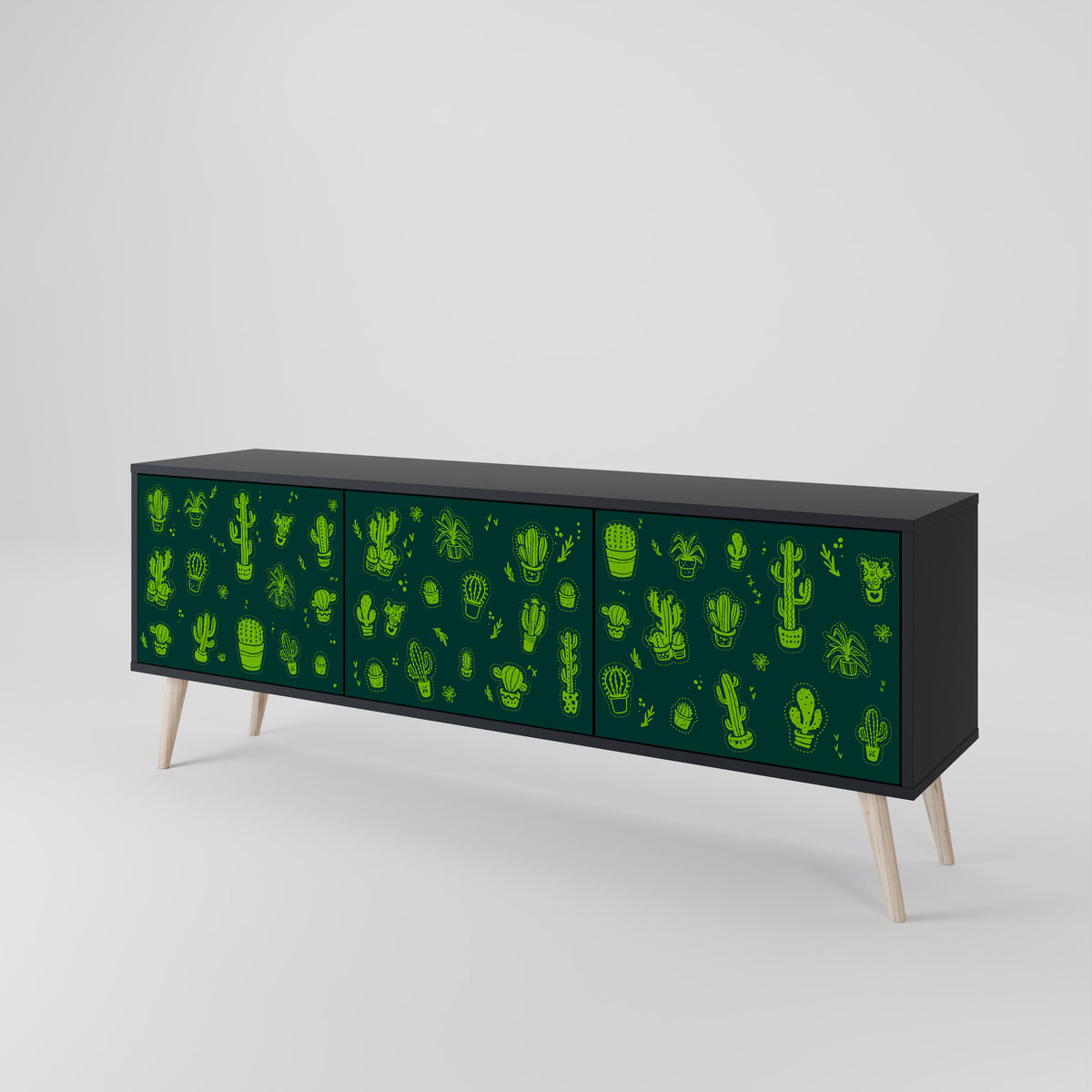 DESERT GREEN 3-türiges TV-Lowboard
