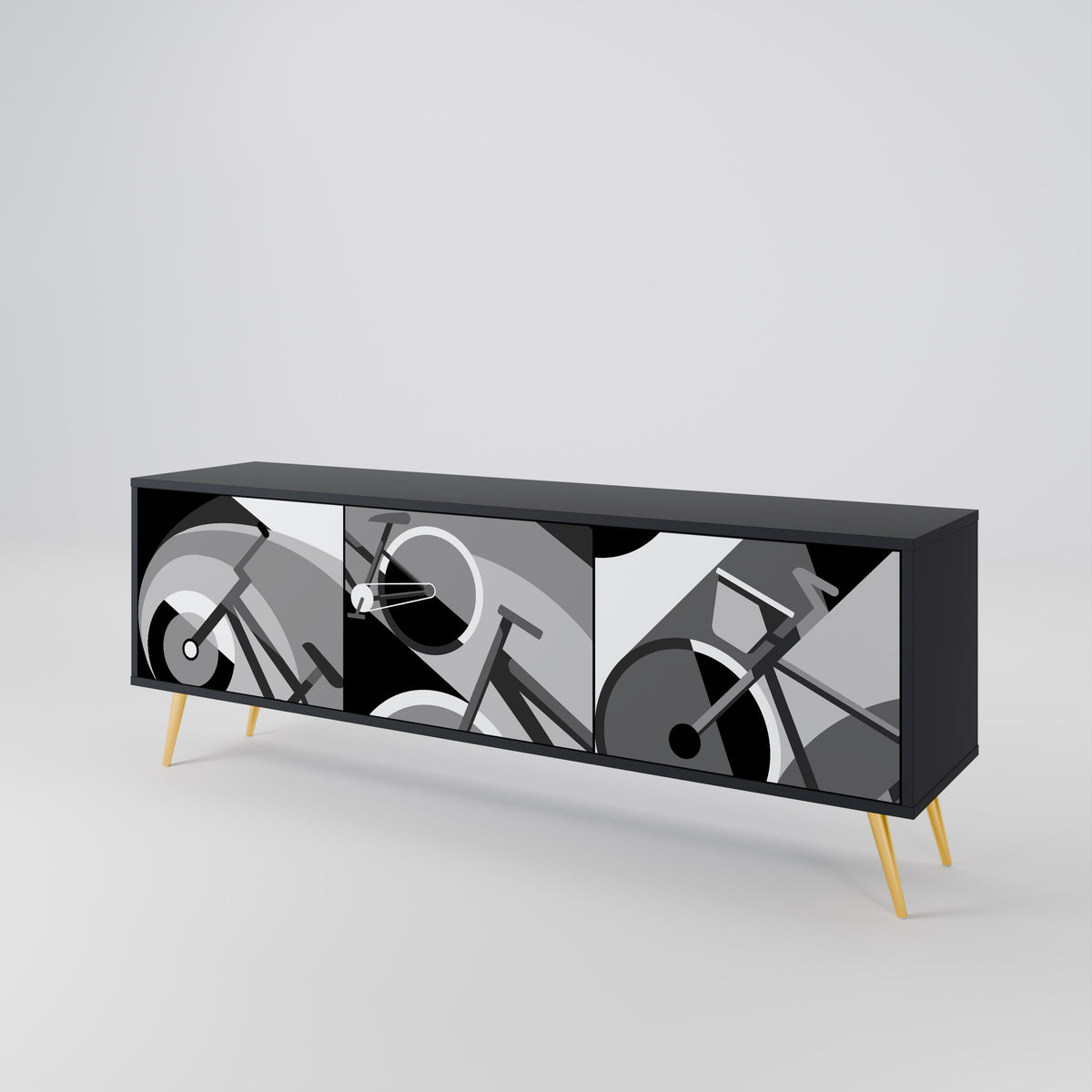 BIKE ENERGY 3-türiges TV-Lowboard