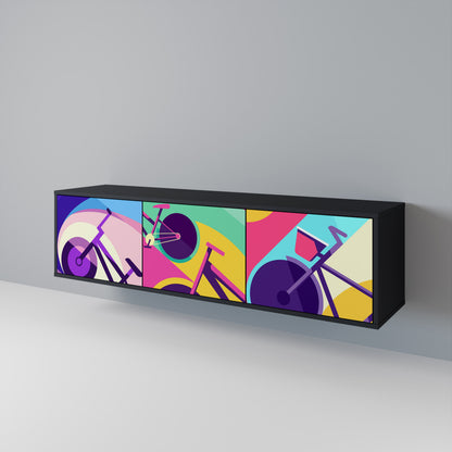 BIKE DREAMS 3-Door TV Cabinet