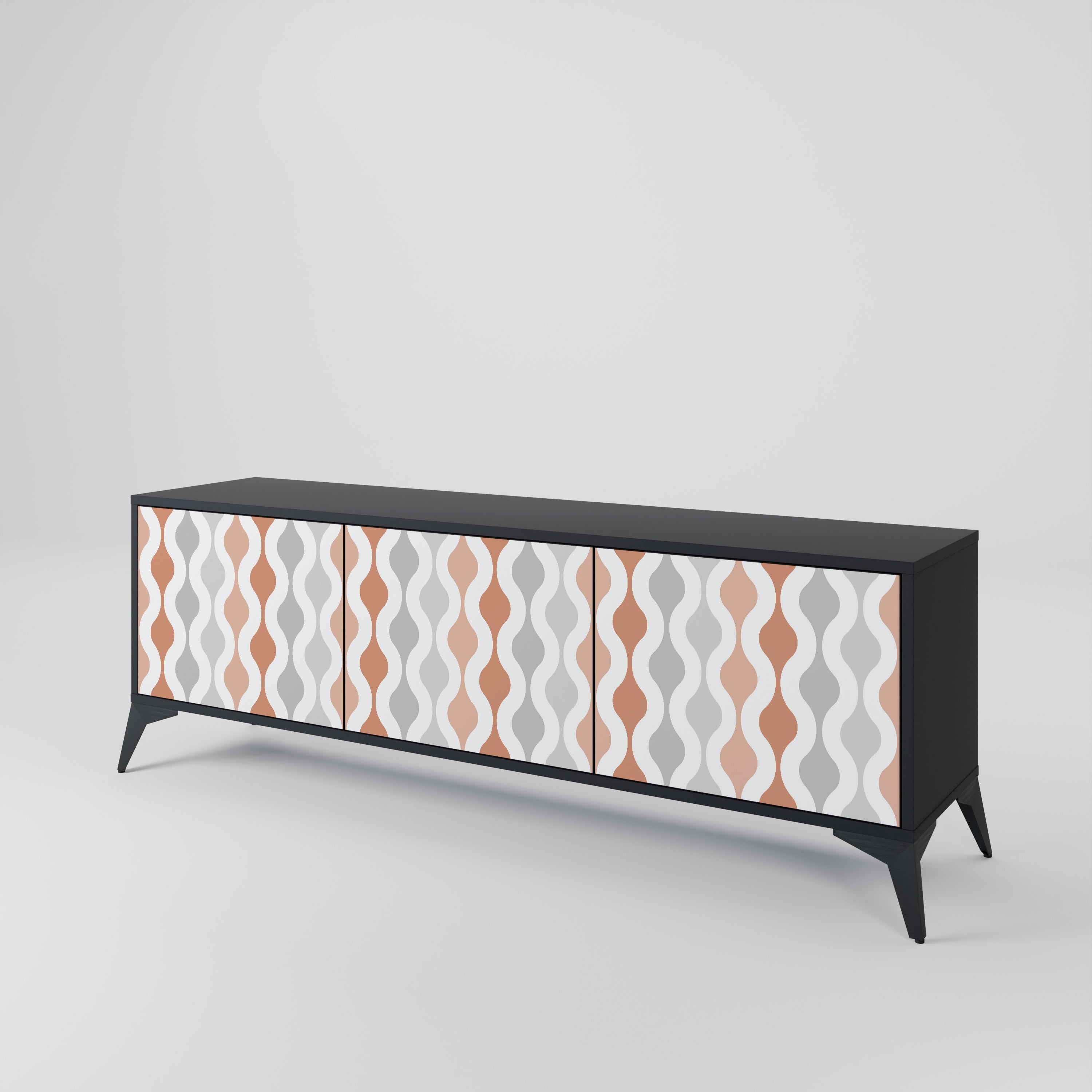 HAZY NOSTALGIA Mueble de TV de 3 Puertas