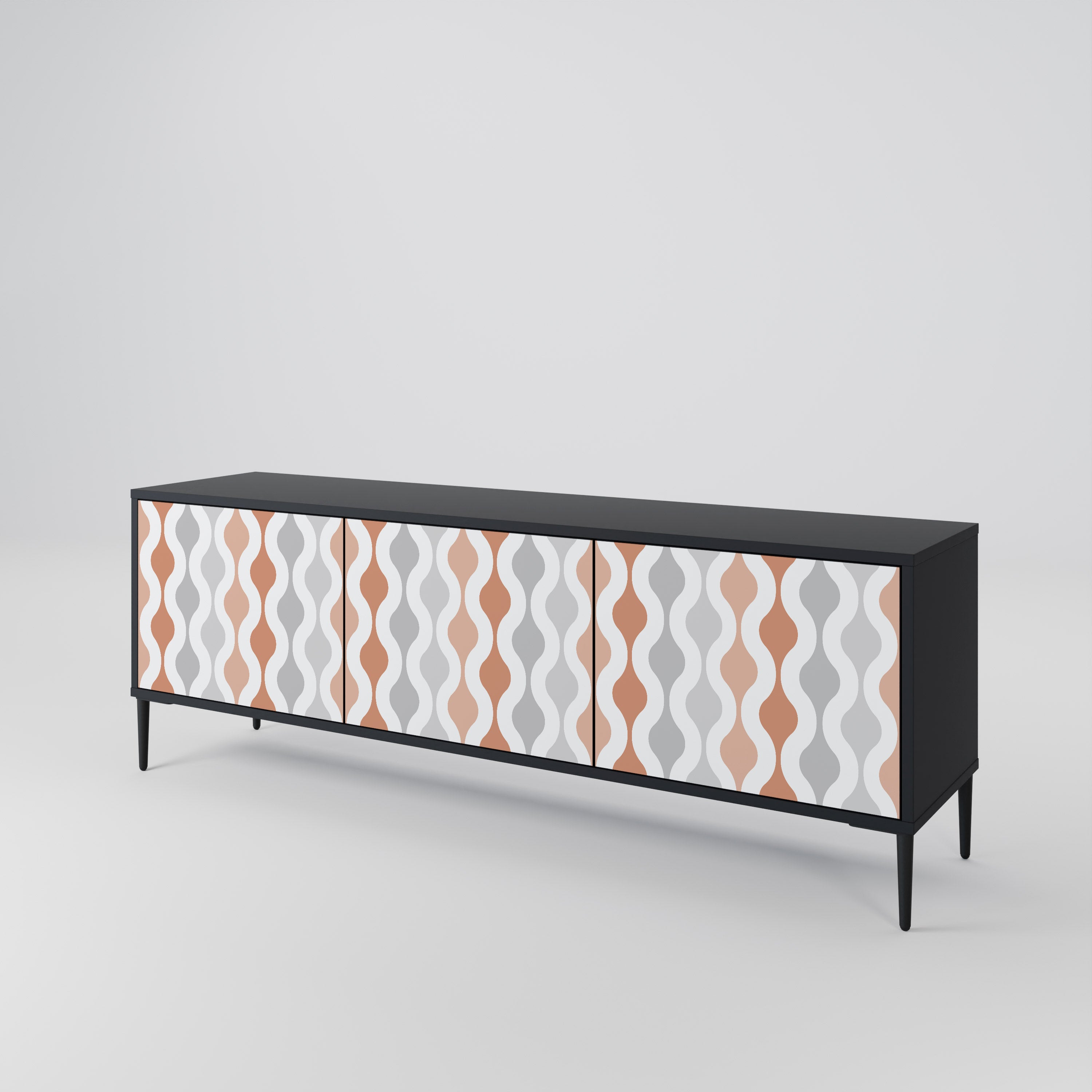 HAZY NOSTALGIA Mueble de TV de 3 Puertas