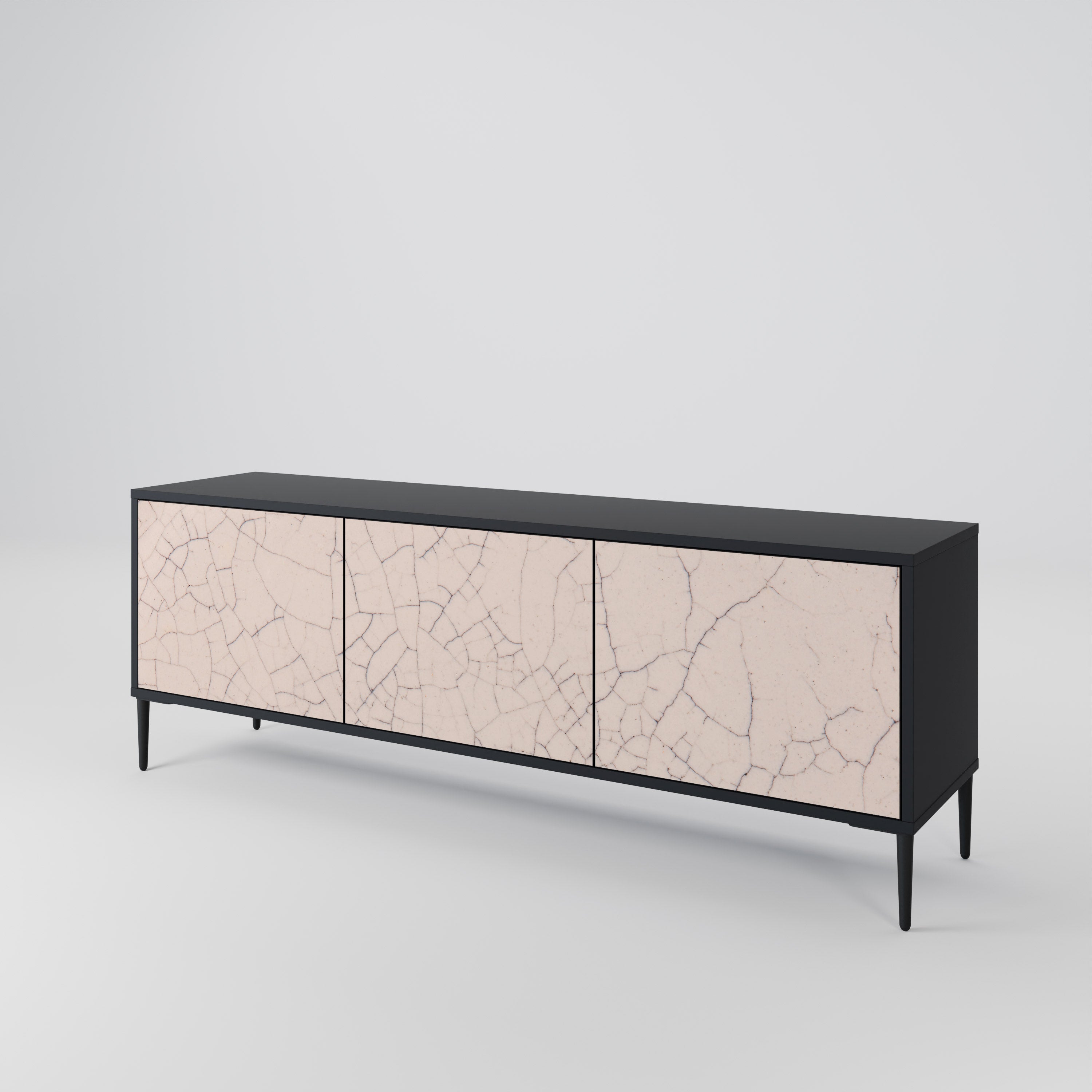 CERAMIC TEXTURE Mueble de TV de 3 Puertas