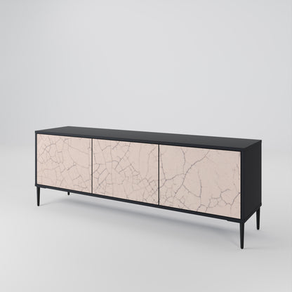 CERAMIC TEXTURE Έπιπλο τηλεόρασης 3-θυρών