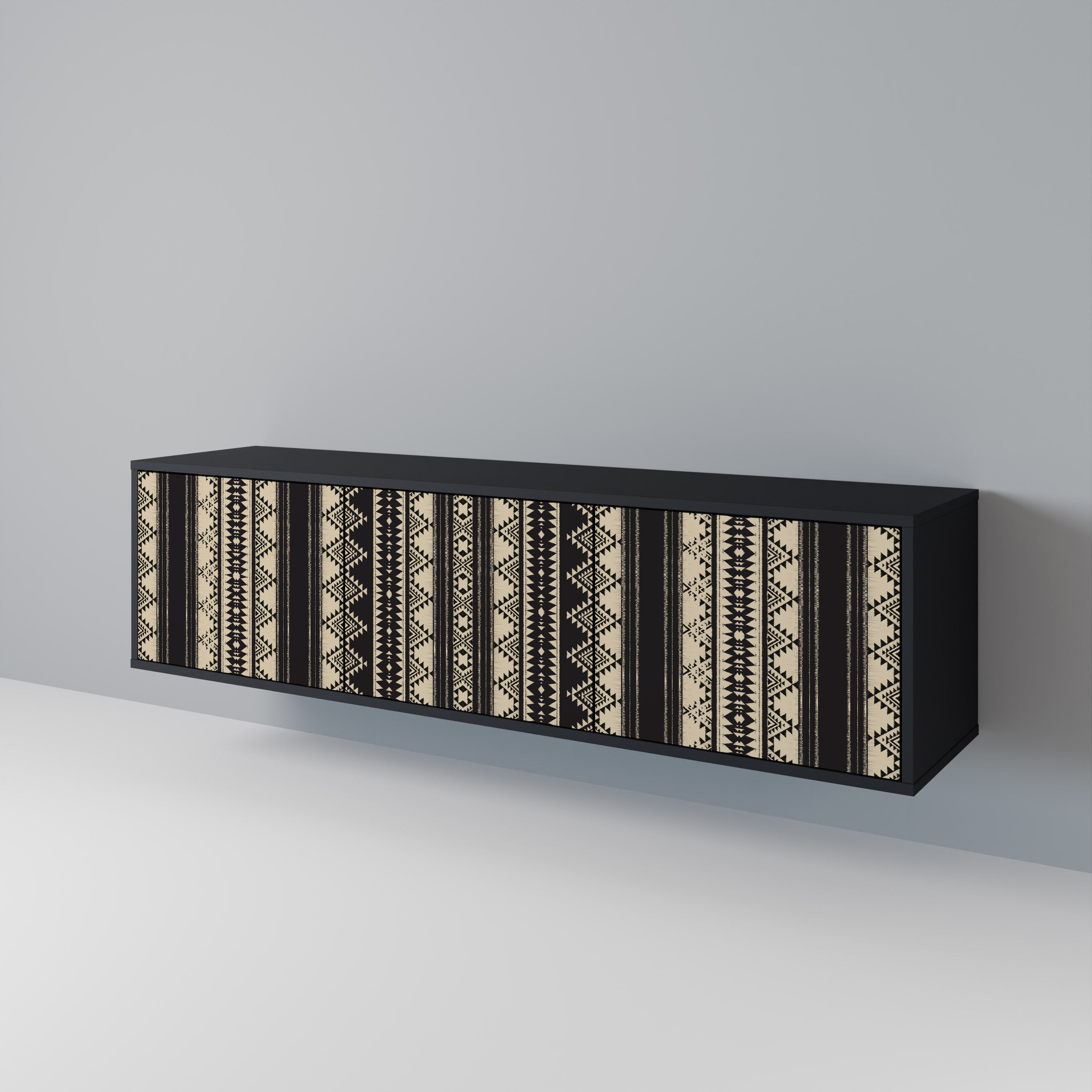 AZTEC Mueble de TV de 3 Puertas