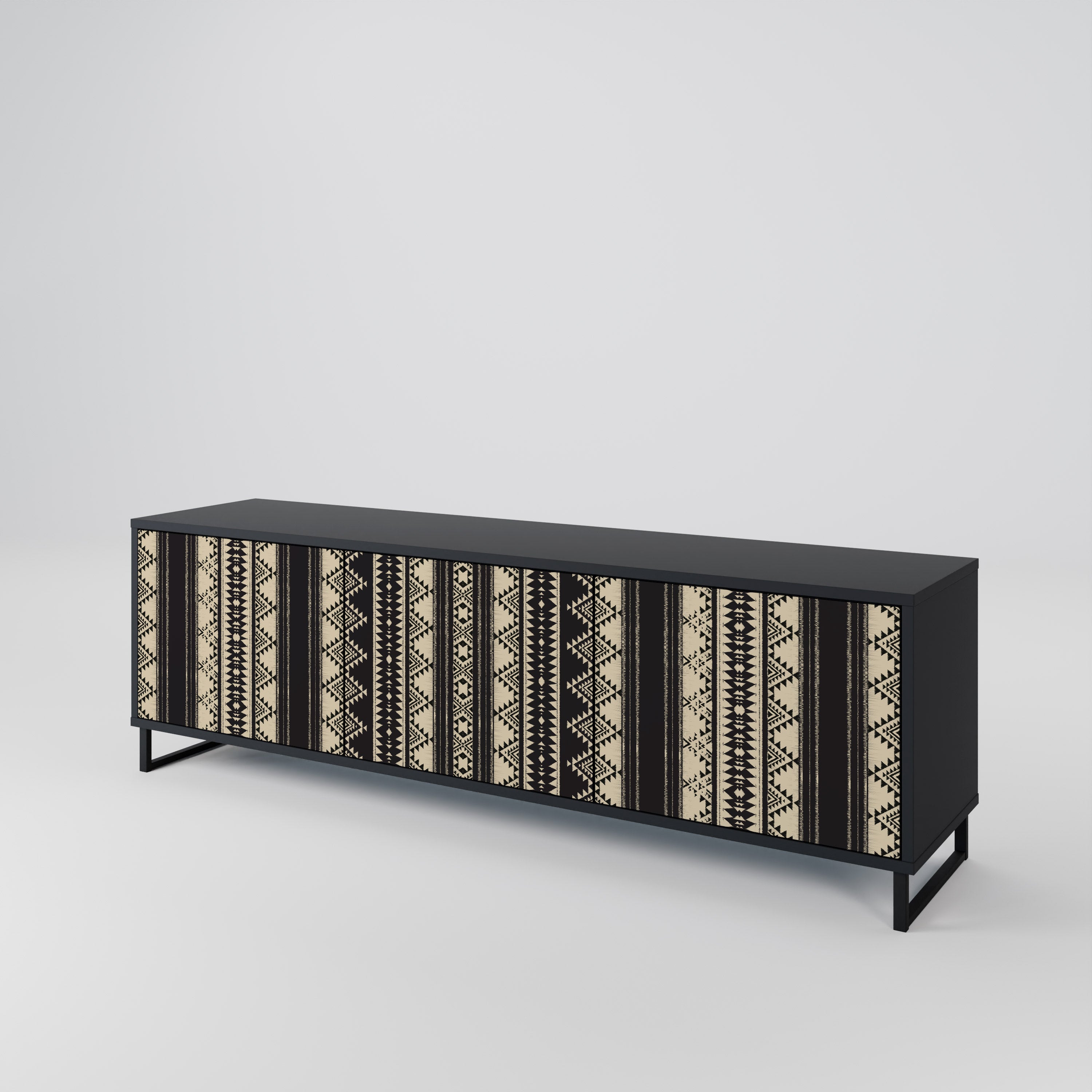 AZTEC Mueble de TV de 3 Puertas