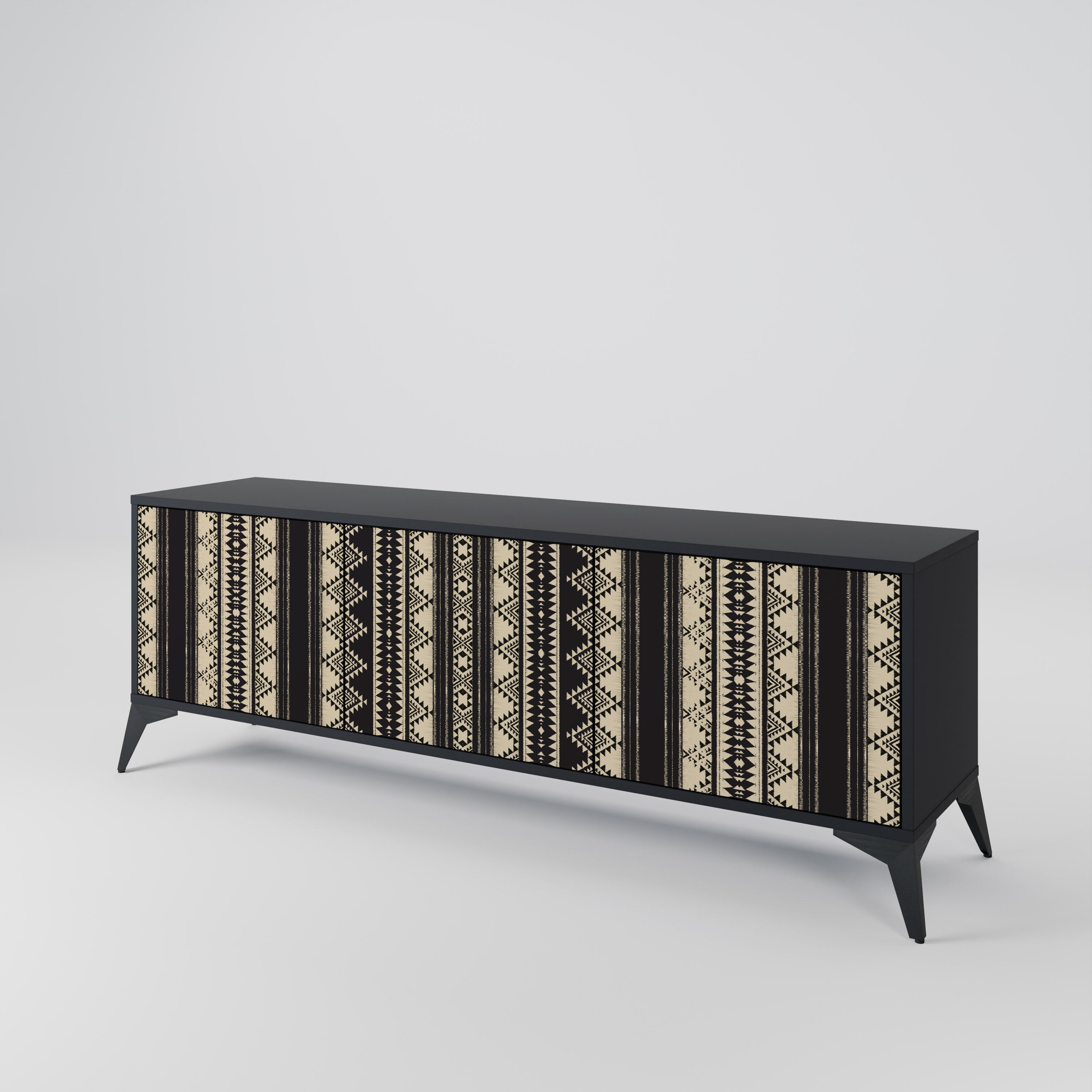AZTEC Mueble de TV de 3 Puertas