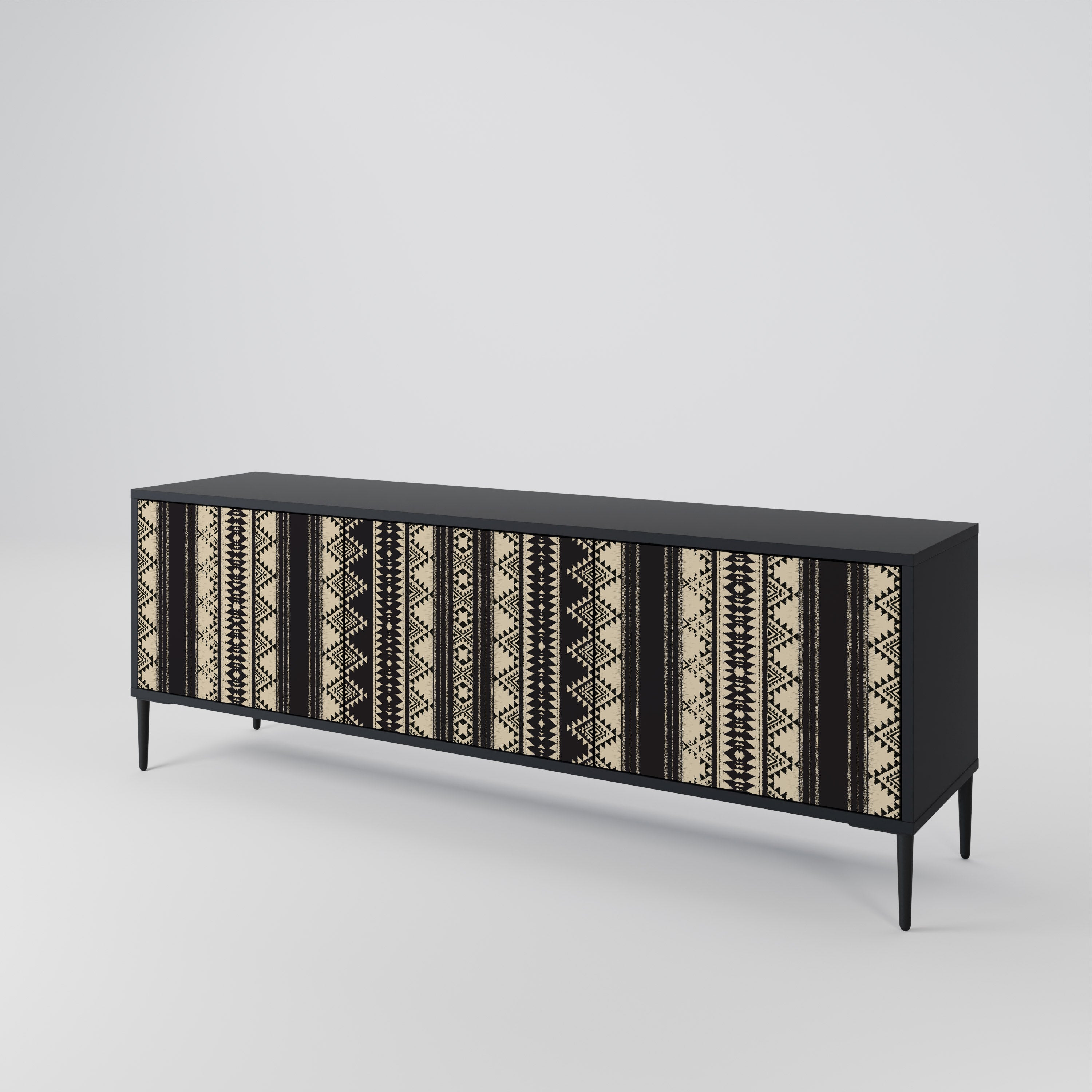 AZTEC Mueble de TV de 3 Puertas