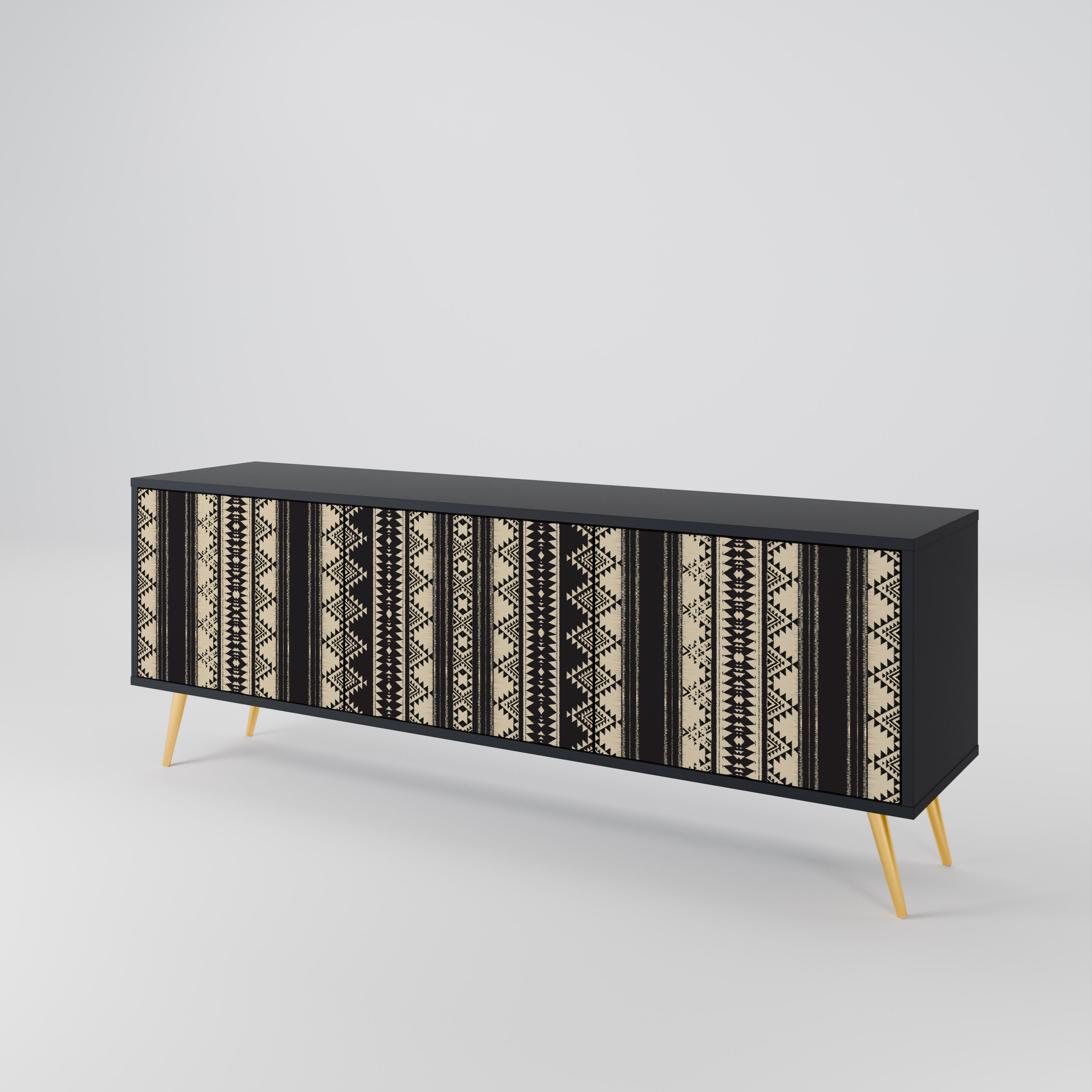 AZTEC Mueble de TV de 3 Puertas