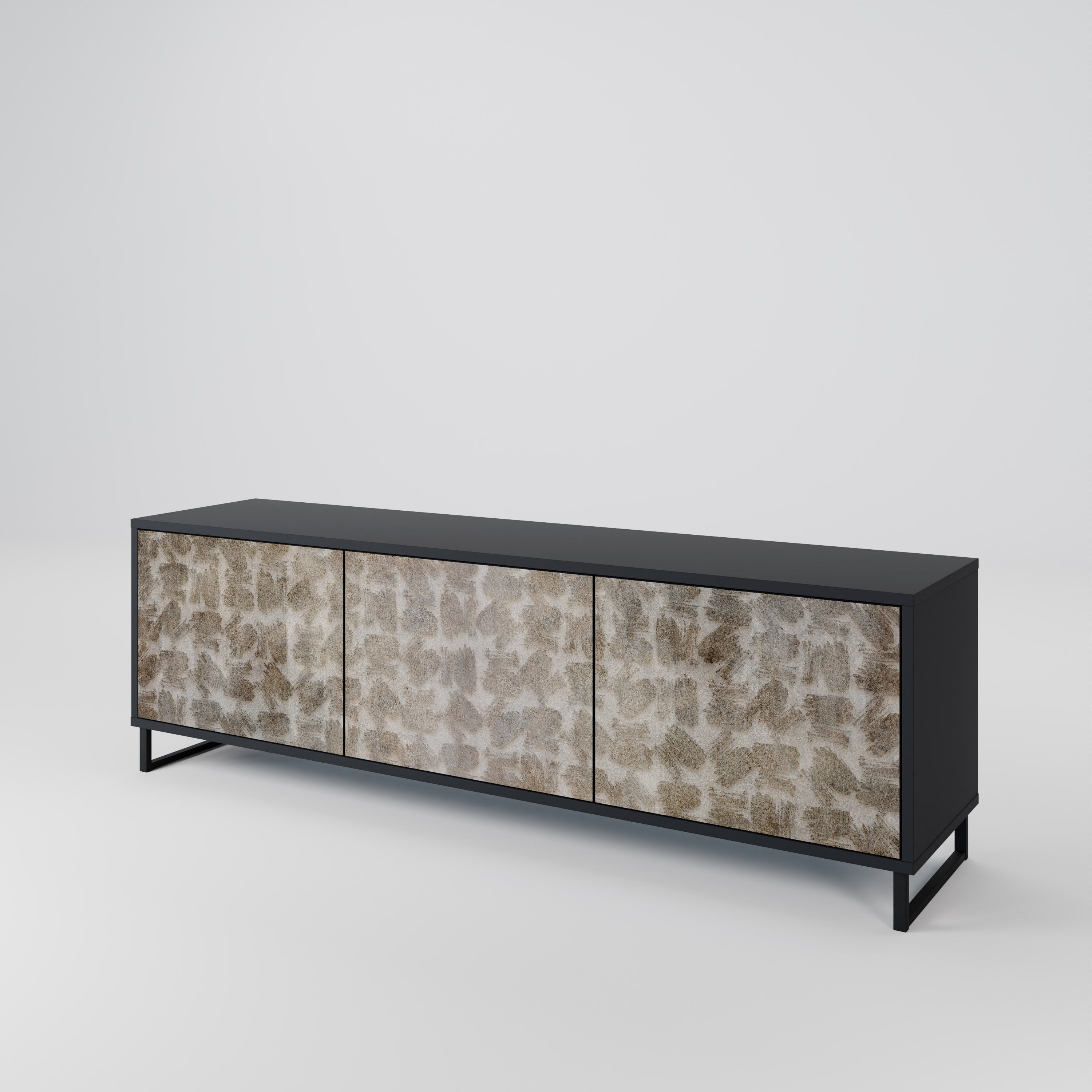 SLIGHTLY BLURRED Mueble de TV de 3 Puertas