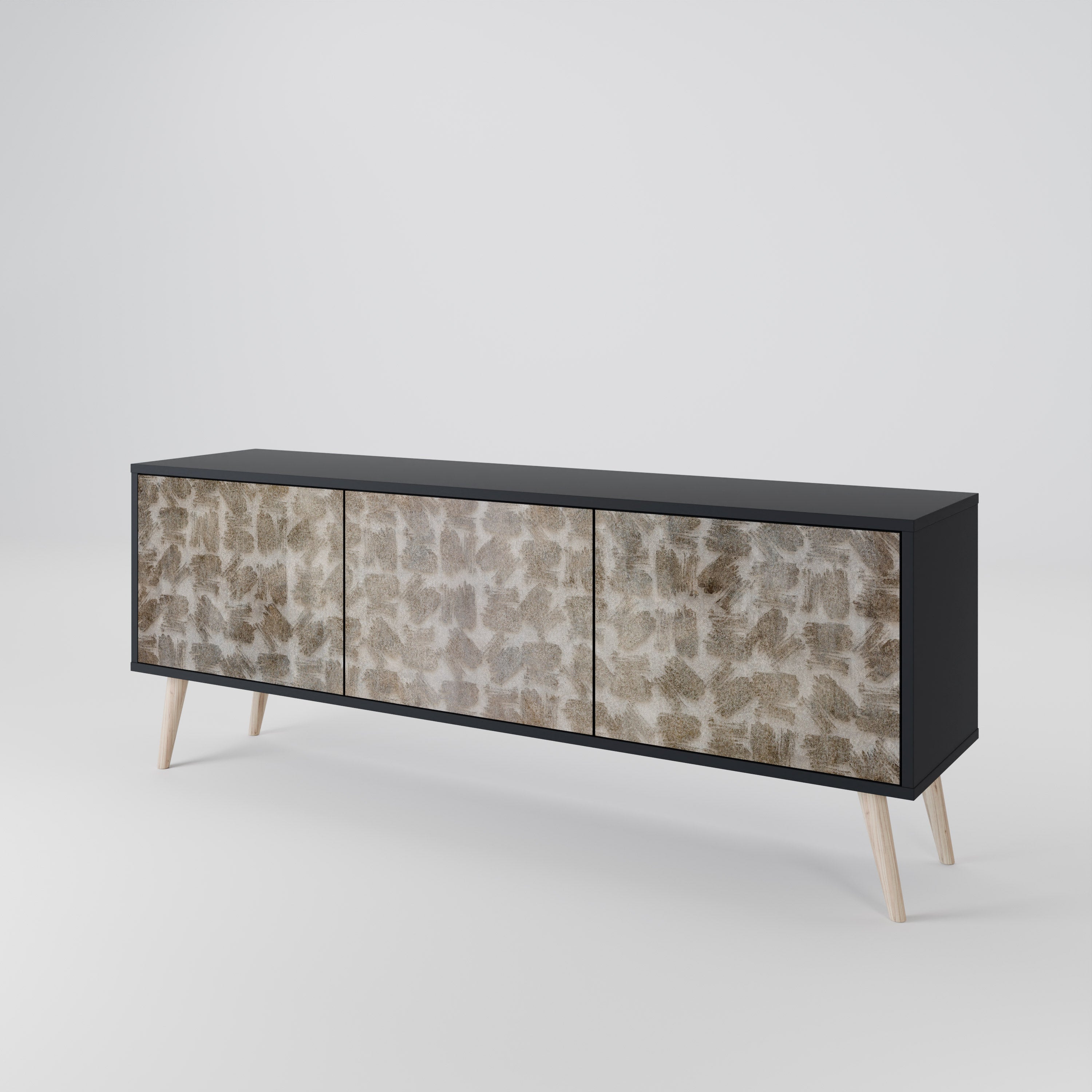 SLIGHTLY BLURRED Mueble de TV de 3 Puertas