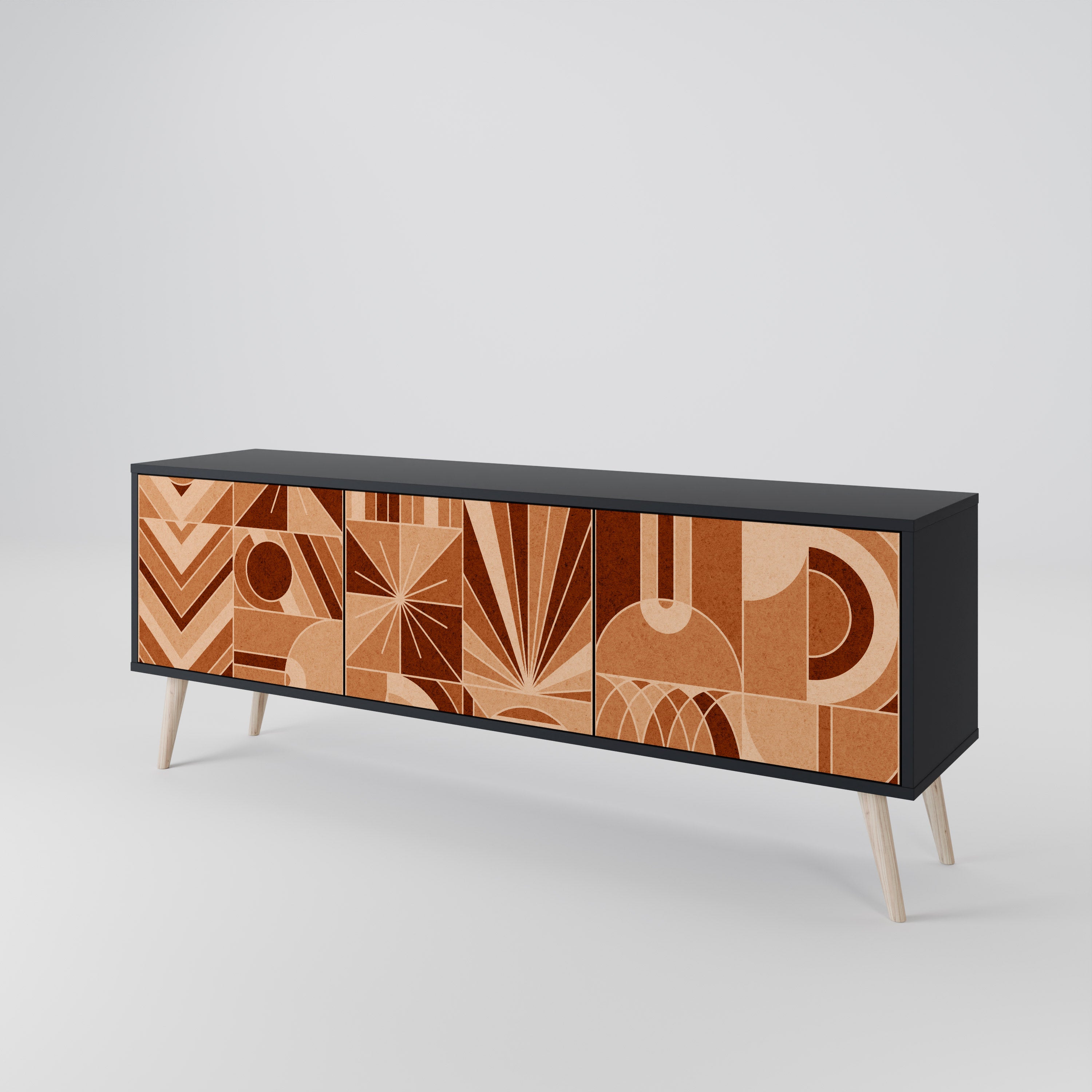 PRISM MOSAIC Mueble de TV de 3 Puertas