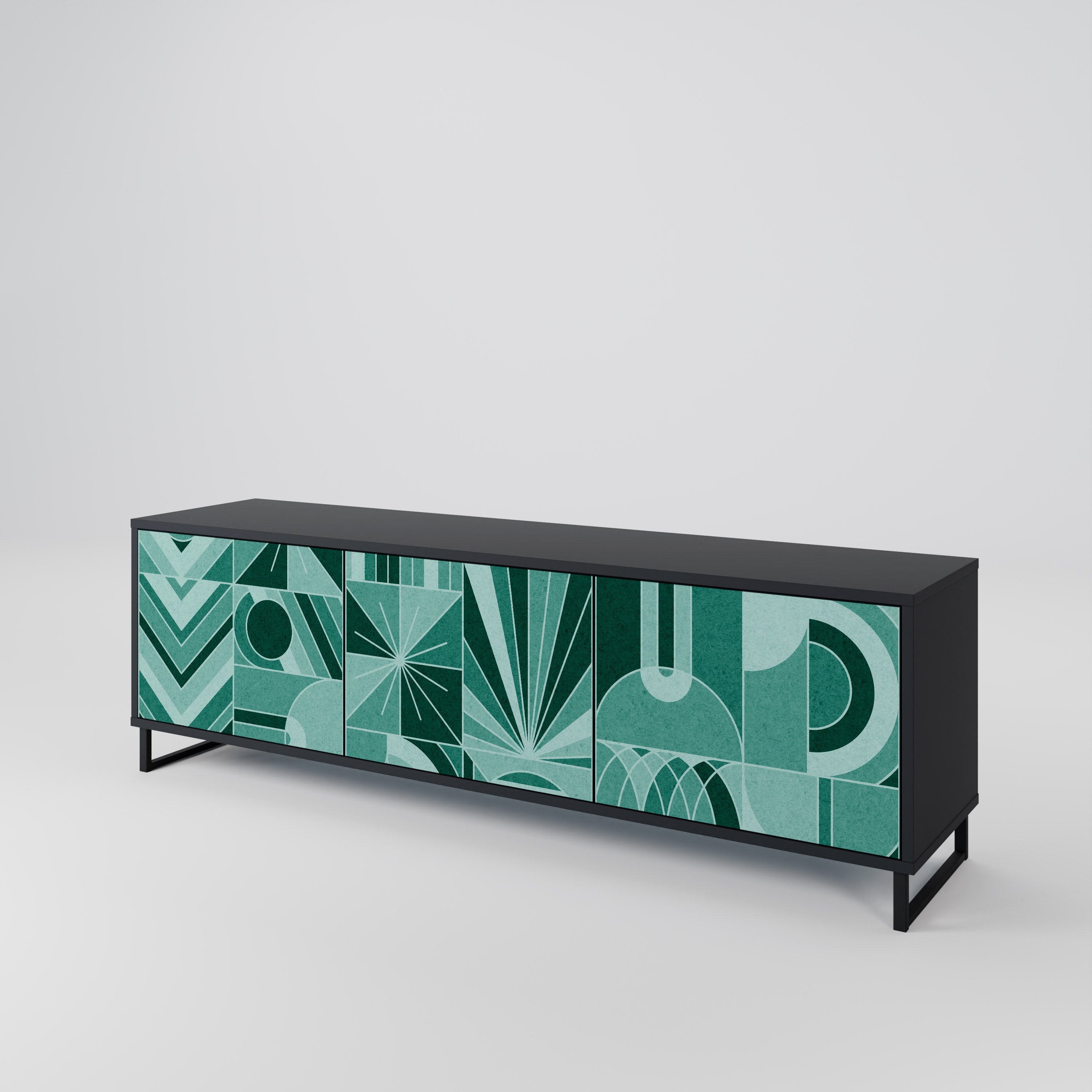 HARMONIC GRID Mueble de TV de 3 Puertas