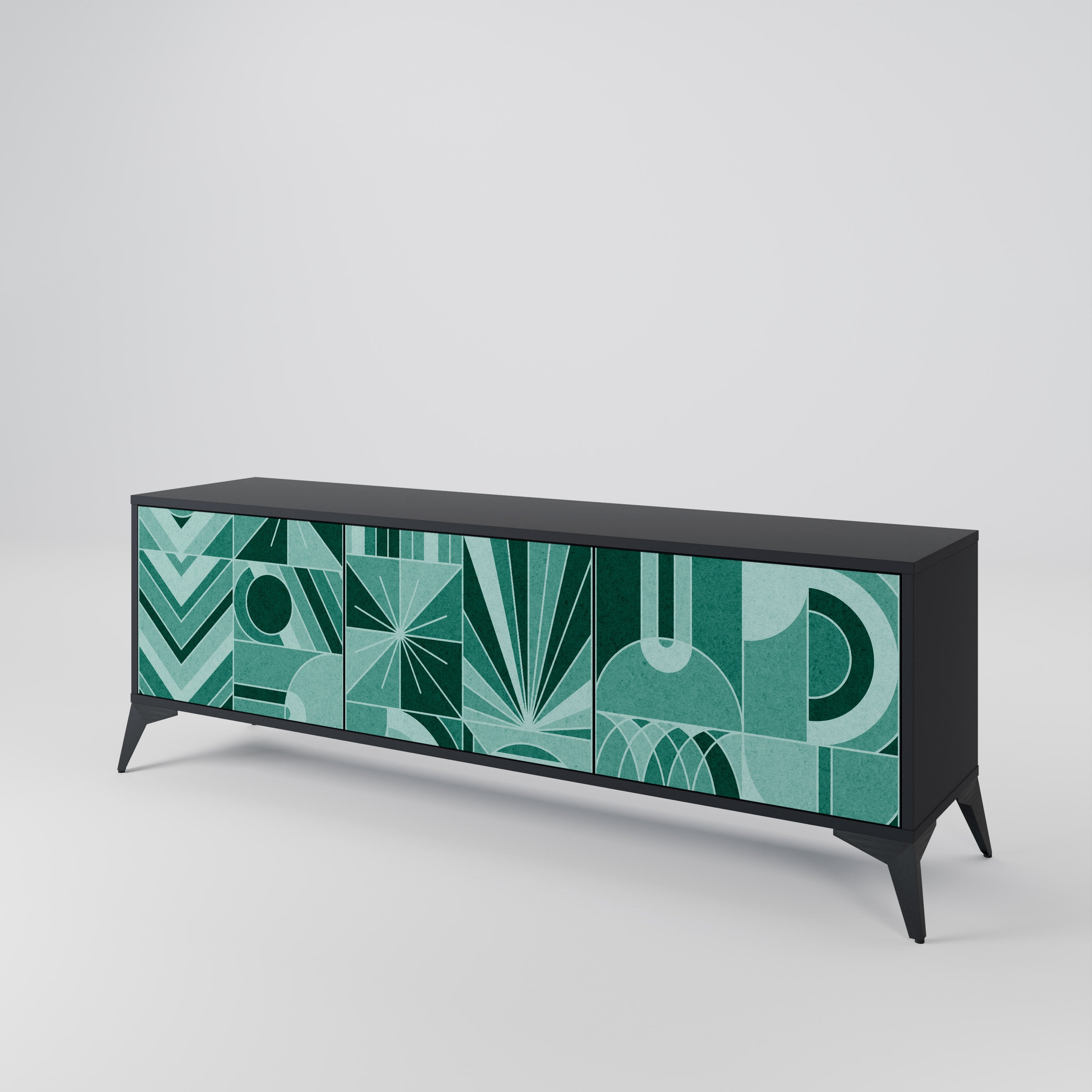 HARMONIC GRID Mueble de TV de 3 Puertas